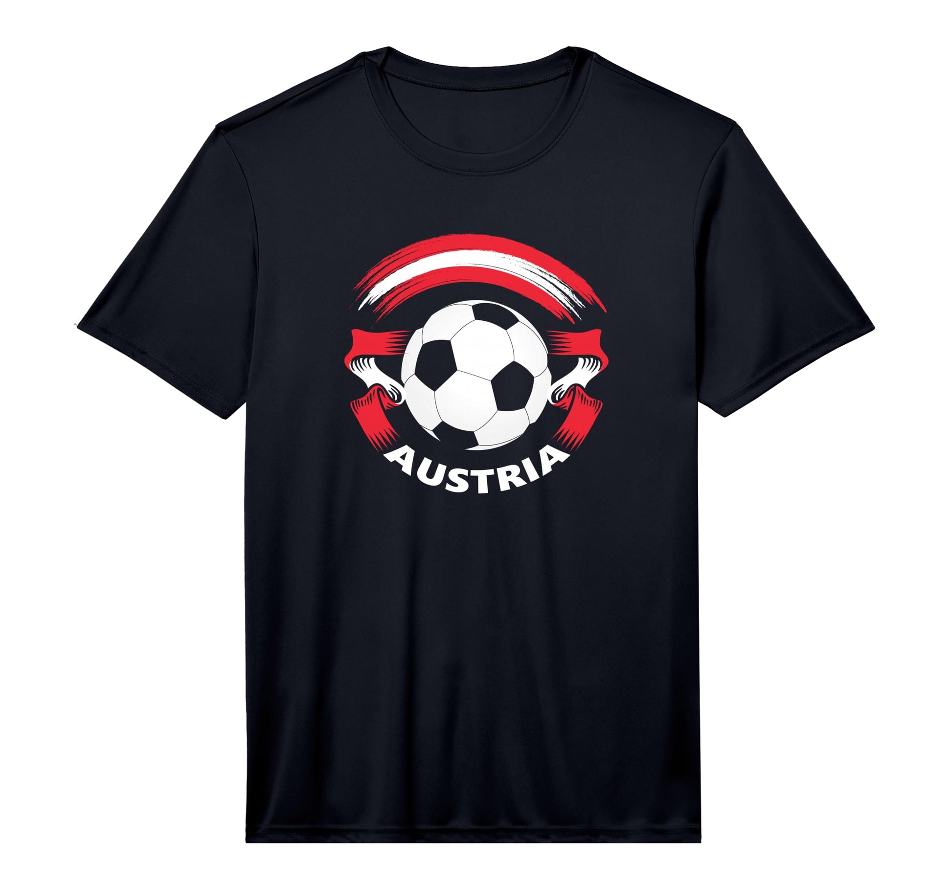 Austria Soccer Fan Flag And Football T-Shirt - Streetwear Style Unisex - T-Shirt, Sweatshirt, Hoodie
