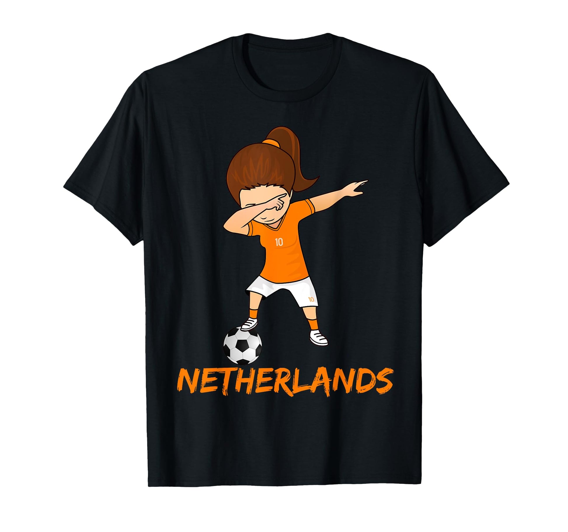 Netherlands Soccer Dabbing Dutch T-Shirt - Trendy Graphic for Adults - T-Shirt, Sweatshirt, Hoodie