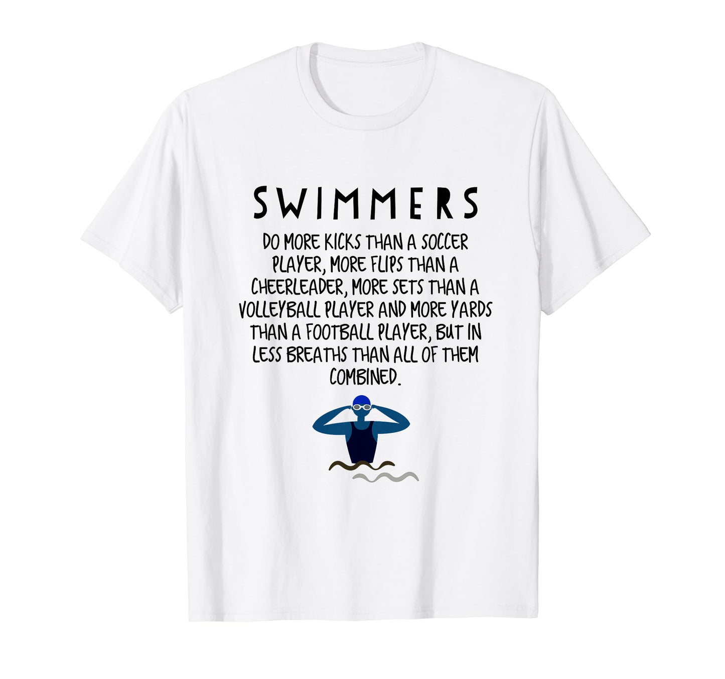 Funny Professional Swimmer Does More T-Shirt - Aesthetic Graphic Men Women - T-Shirt, Sweatshirt, Hoodie