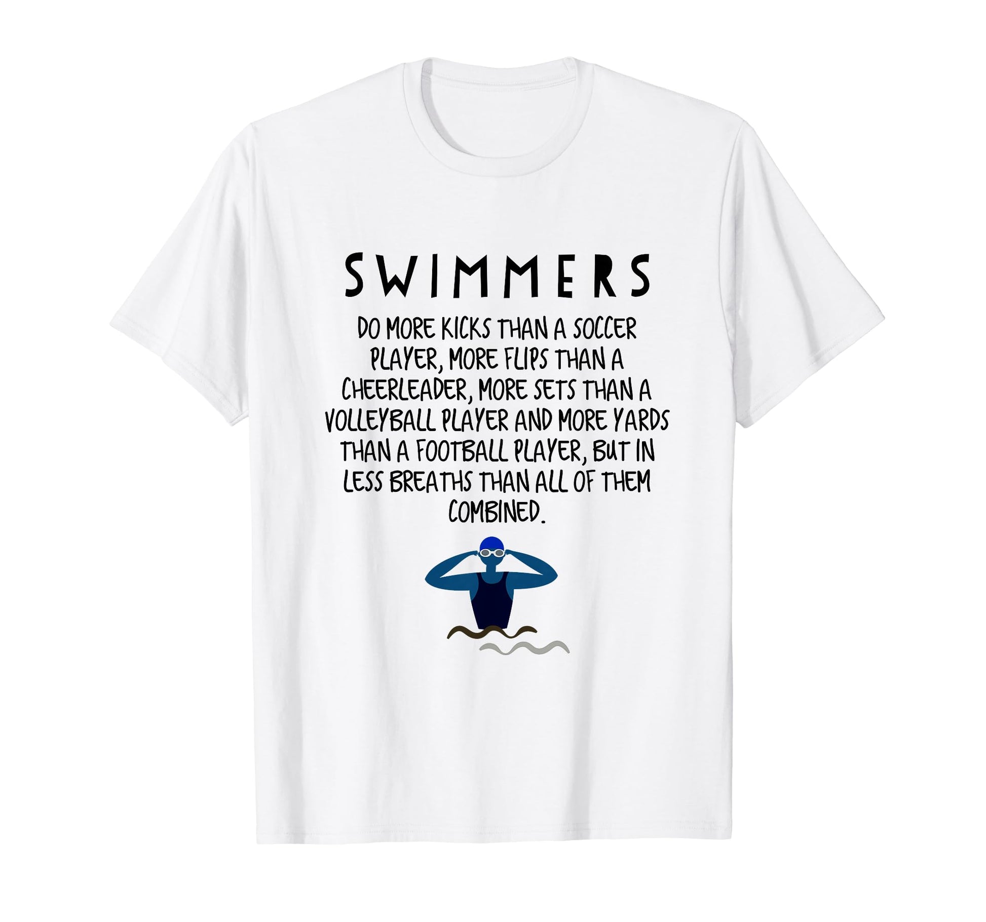 Funny Professional Swimmer Does More T-Shirt - Aesthetic Graphic Men Women - T-Shirt, Sweatshirt, Hoodie