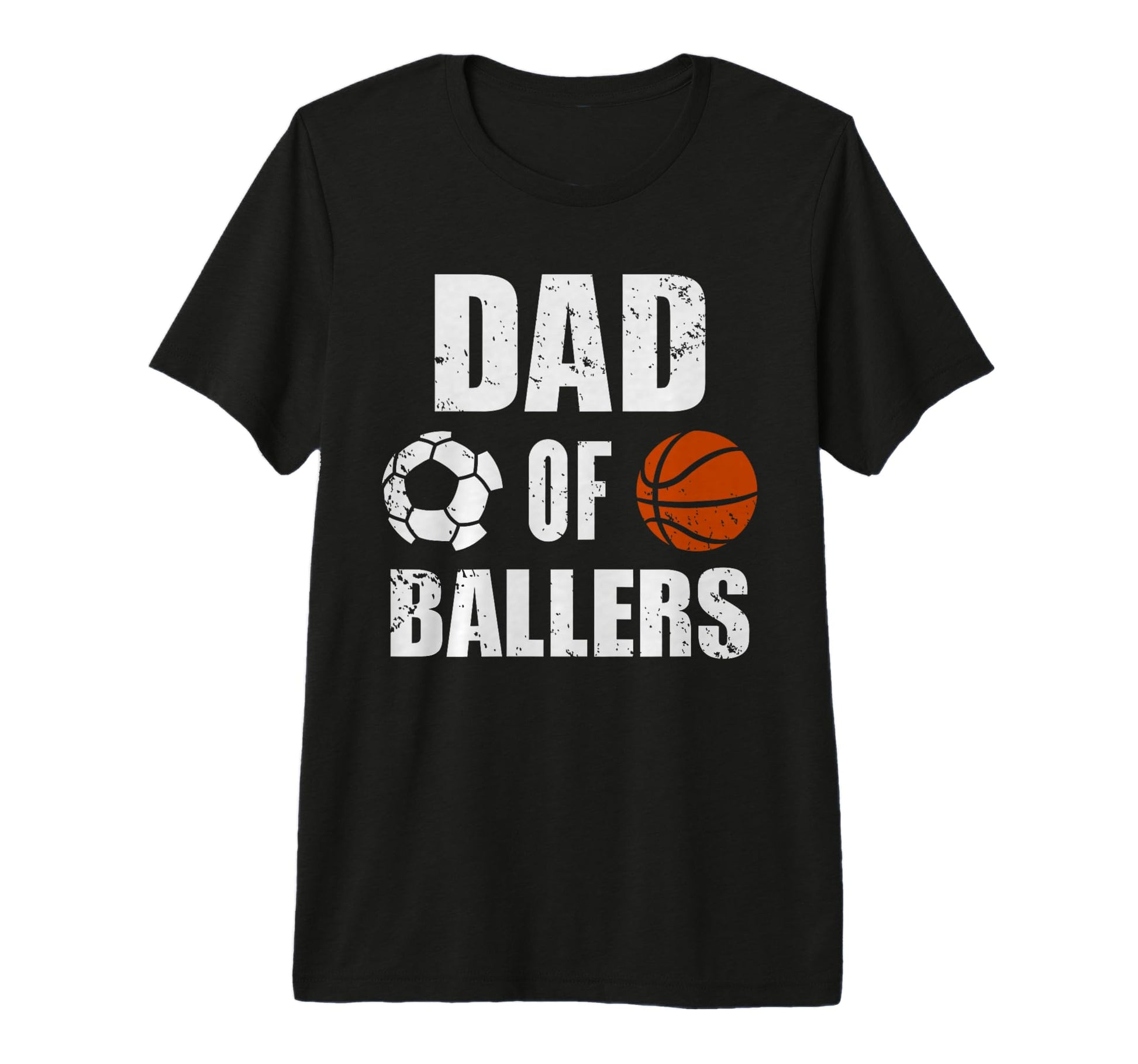 Mens Dad Ballers Funny Soccer T-Shirt - Novelty Apparel for Adults - T-Shirt, Sweatshirt, Hoodie
