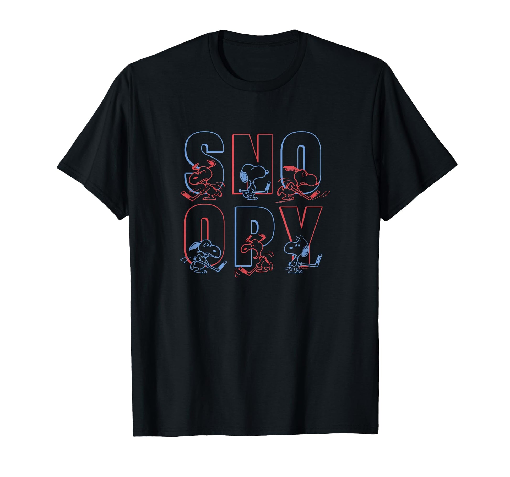 Snoopy Hockey Team T-Shirt - Streetwear Style for Adults - T-Shirt, Sweatshirt, Hoodie