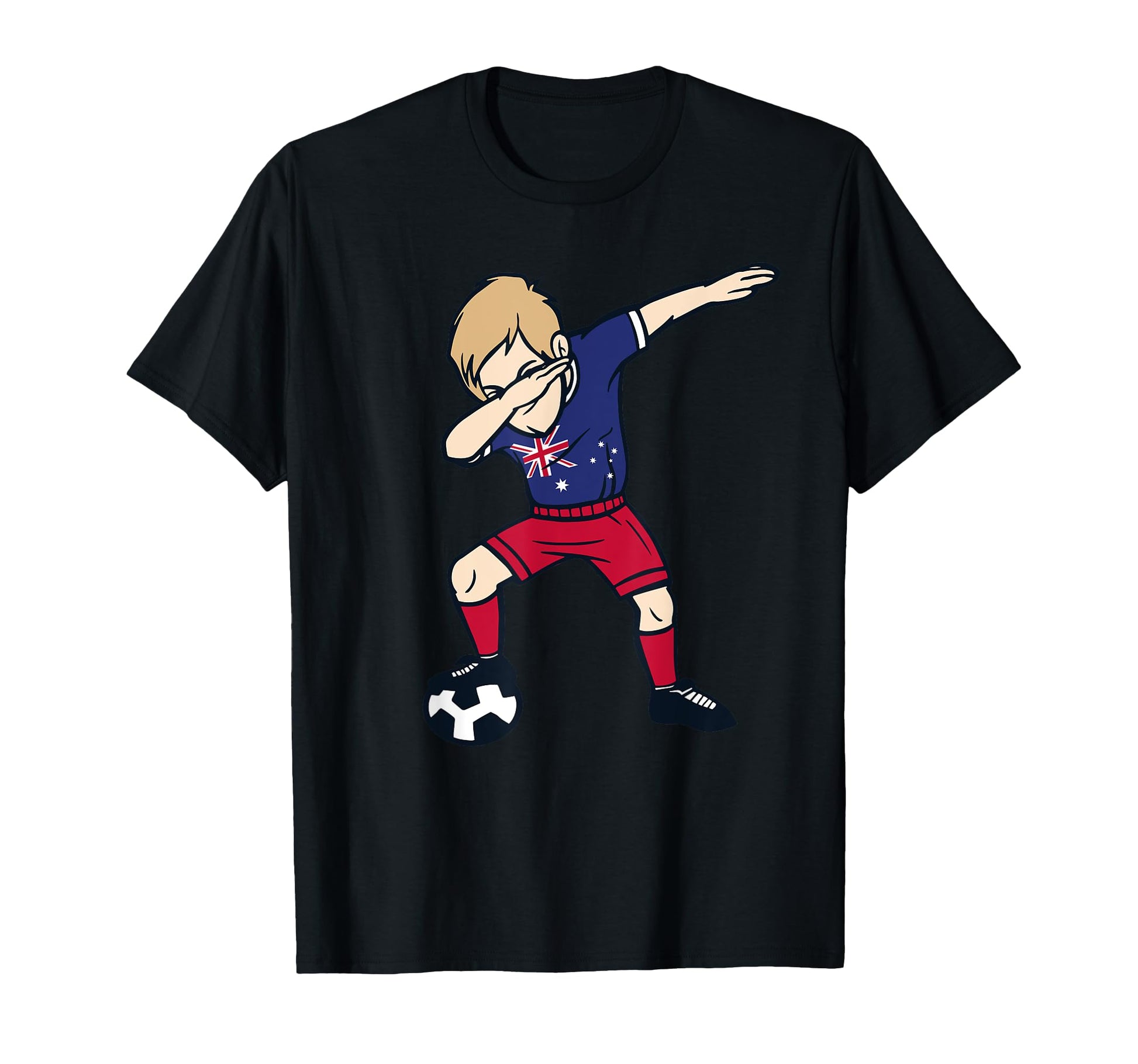 Dabbing Soccer Australia Jersey T-Shirt - Streetwear Style Men Women - T-Shirt, Sweatshirt, Hoodie