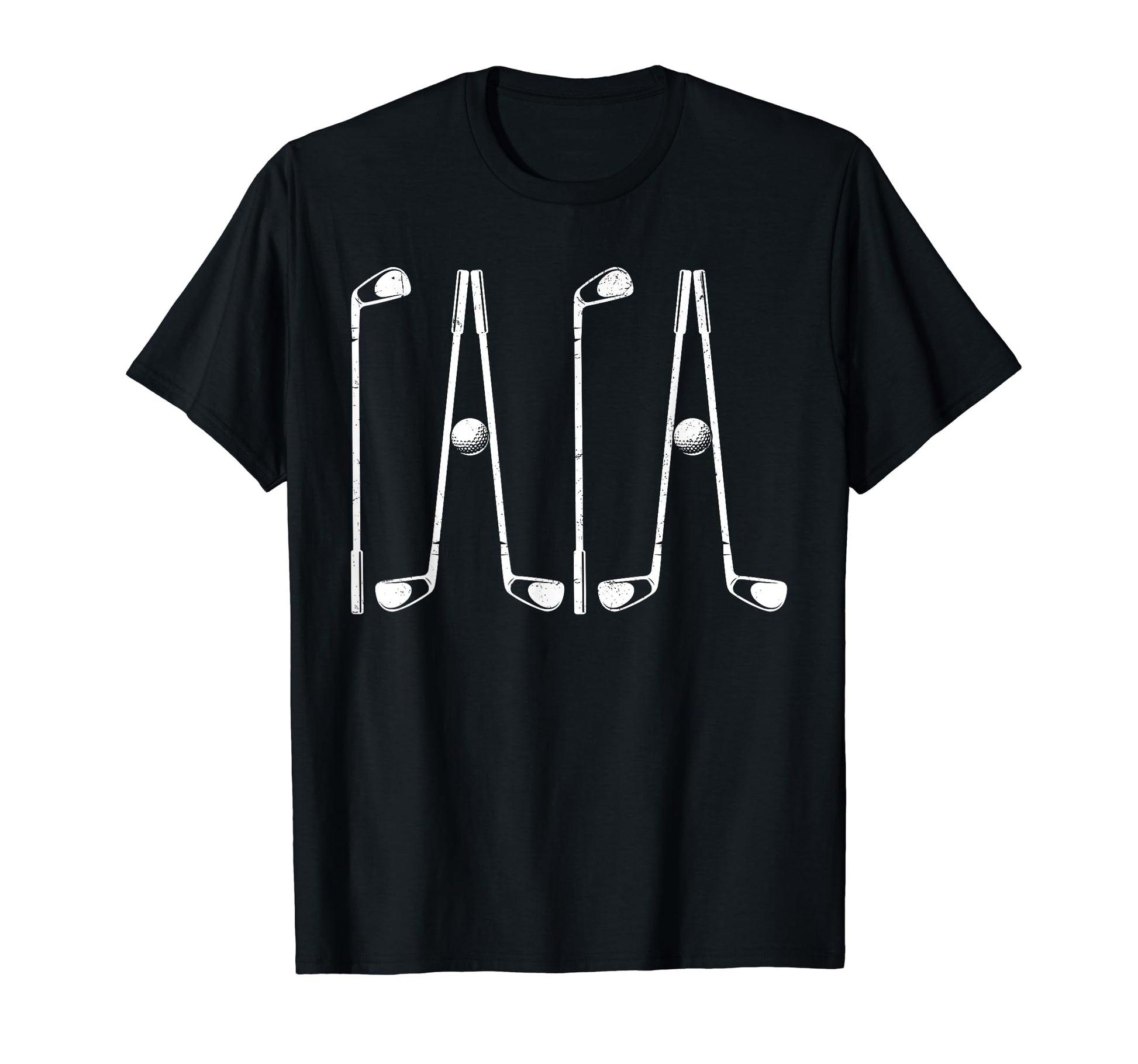 Papa Golfer Dad Golf Club Golfing T-Shirt - Fun Novelty Design for Adults - T-Shirt, Sweatshirt, Hoodie