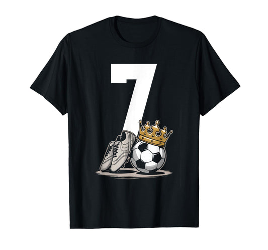 7 Soccer Birthday Gift Soccer Fan T-Shirt - Fun Novelty Design Men Women - T-Shirt, Sweatshirt, Hoodie