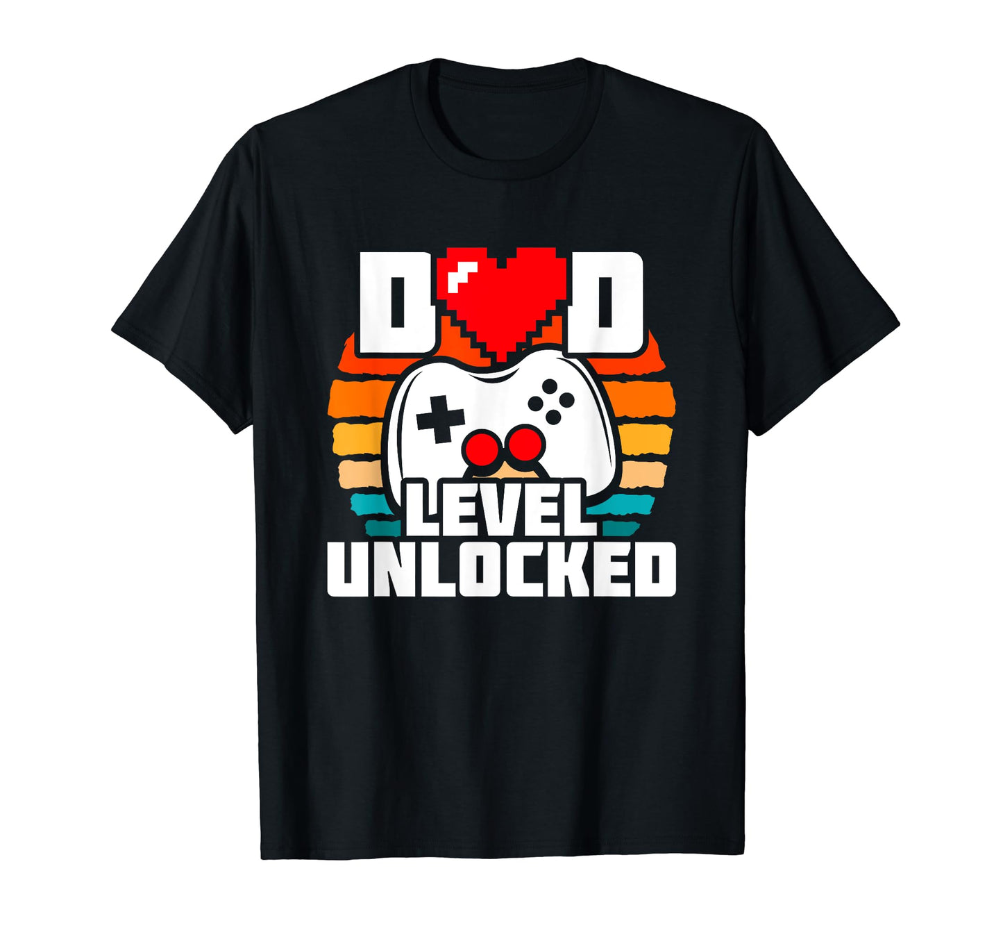 Dad Level Unlocked Gamer Dad New Dad T-Shirt - Unique Graphic Unisex - T-Shirt, Sweatshirt, Hoodie