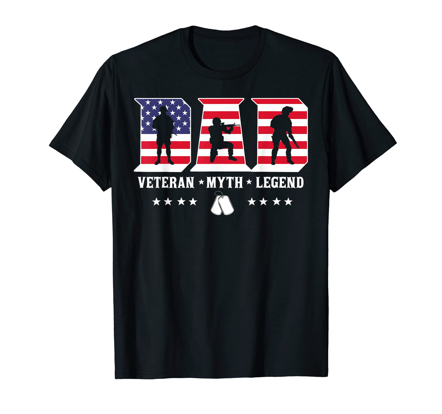 Father Day Military Army Dad Veteran Myth T-Shirt - Trendy Graphic Unisex - T-Shirt, Sweatshirt, Hoodie