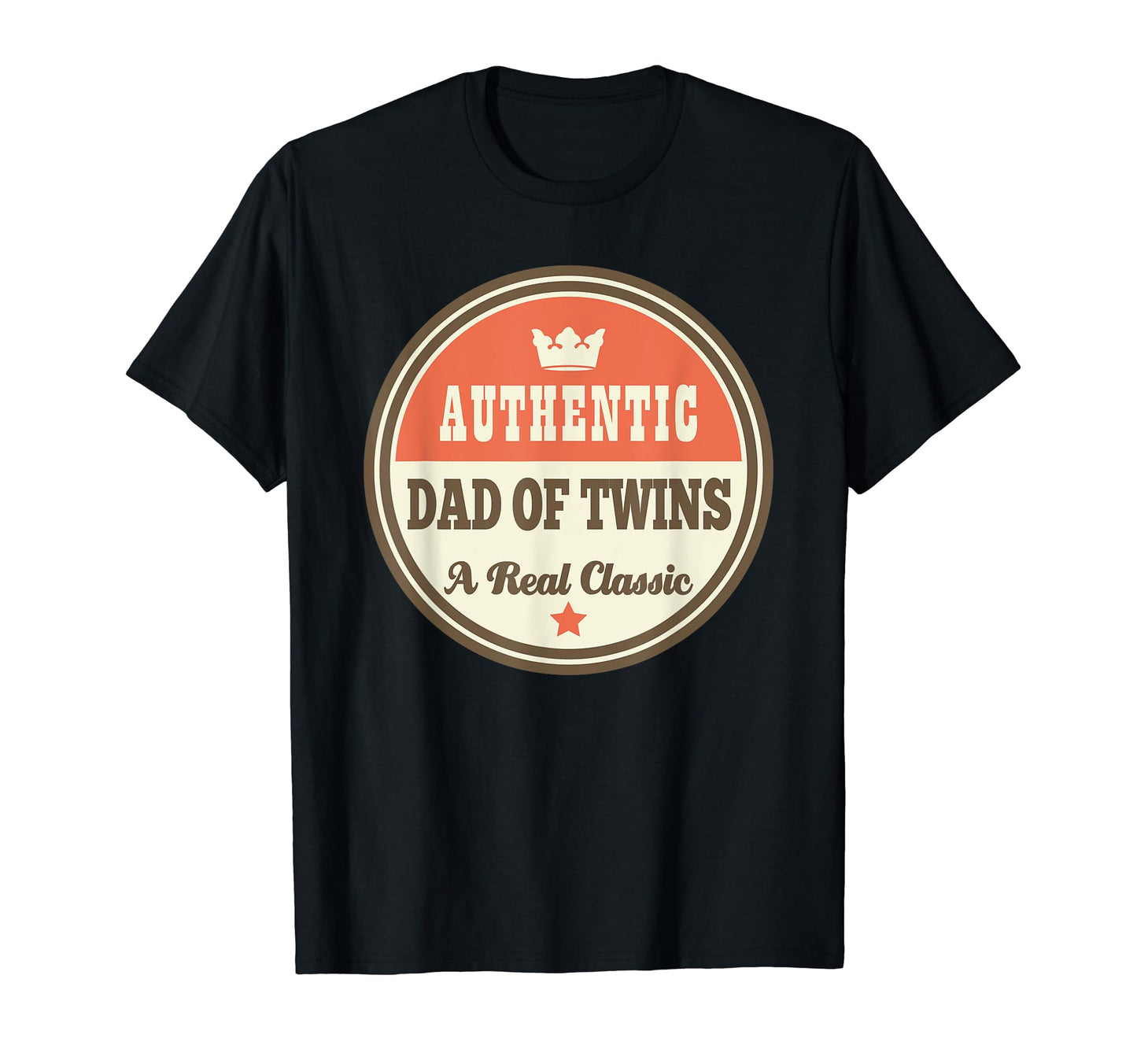 Dad Twins Funny Announcement Gift T-Shirt - Minimalist Print for Adults - T-Shirt, Sweatshirt, Hoodie