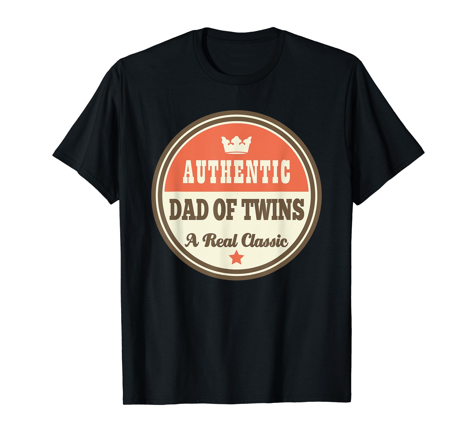 Dad Twins Funny Announcement Gift T-Shirt - Minimalist Print for Adults - T-Shirt, Sweatshirt, Hoodie