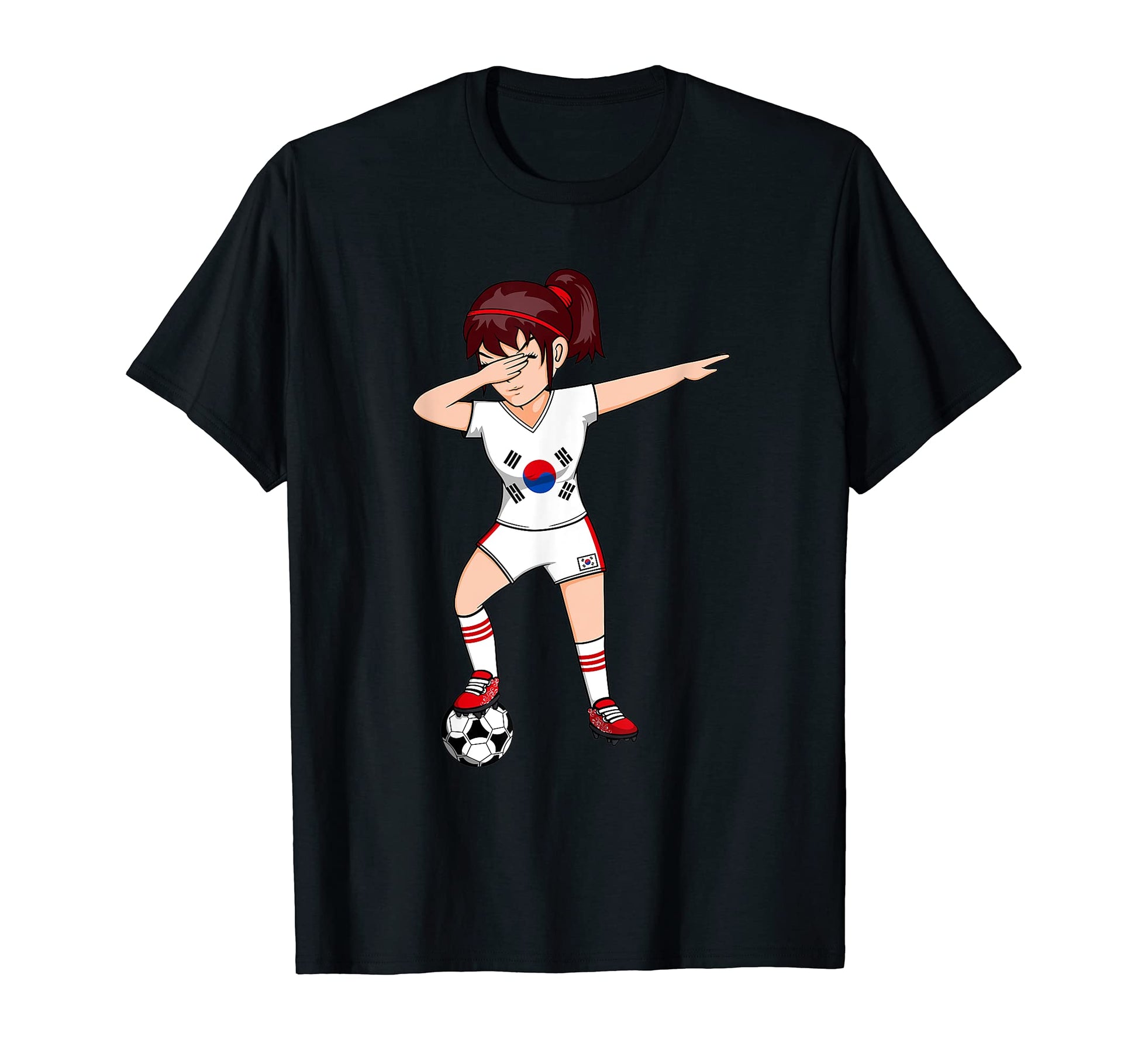 Dabbing Soccer South Korea Jersey Korean T-Shirt - Trendy Graphic Unisex - T-Shirt, Sweatshirt, Hoodie