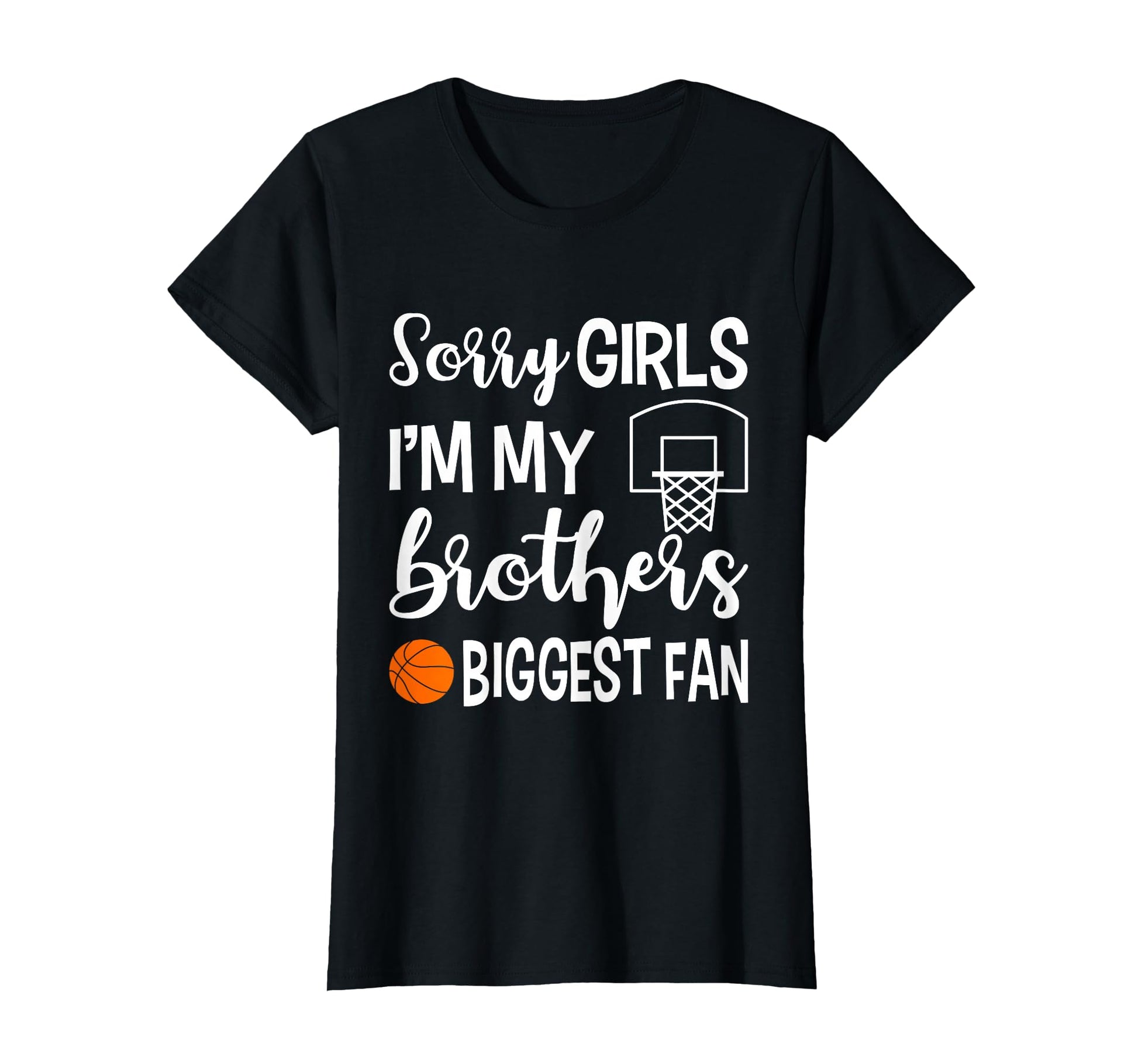 Basketball Sister Biggest Fan Little T-Shirt - Streetwear Style Men Women - T-Shirt, Sweatshirt, Hoodie