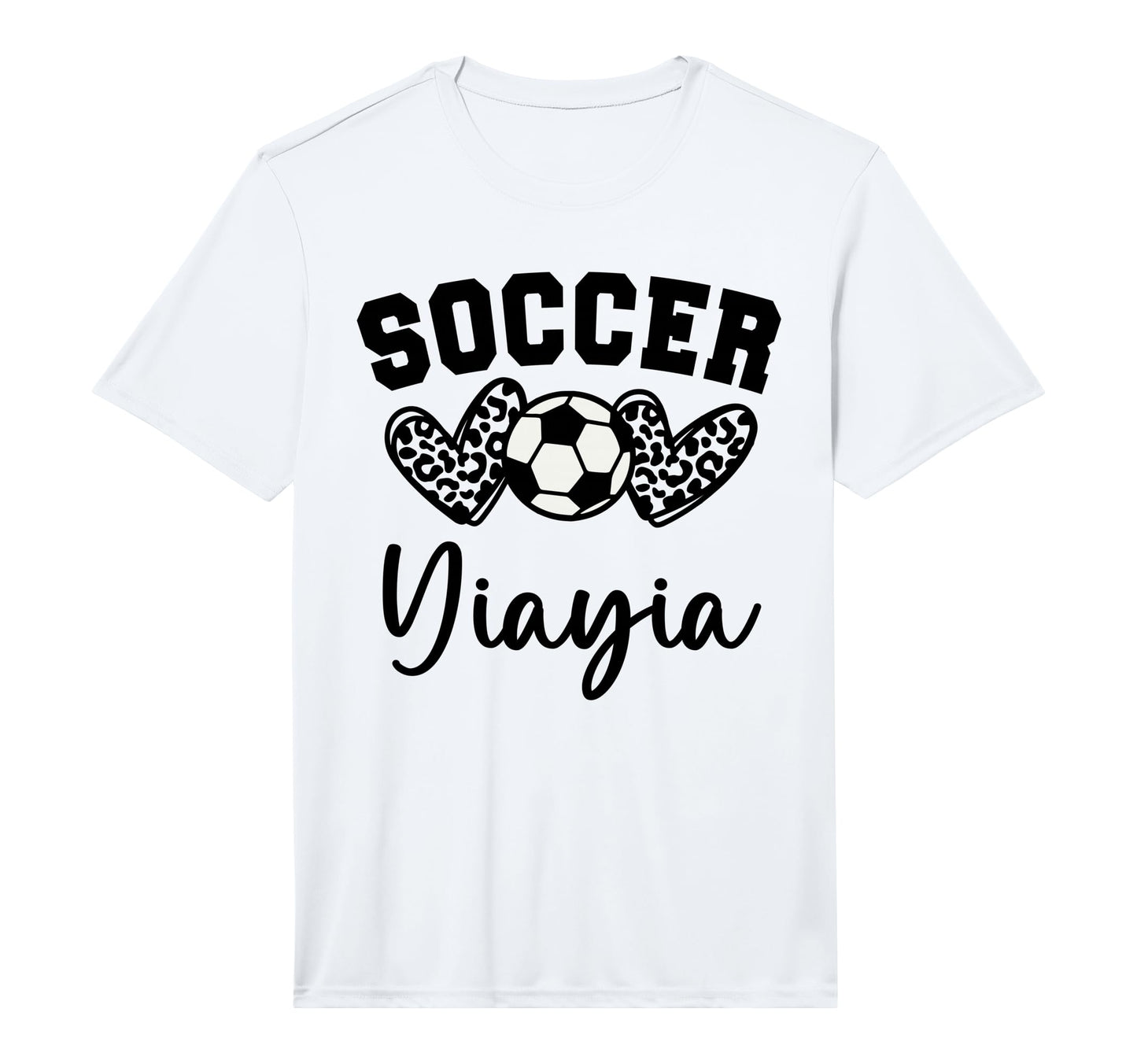 Soccer Yiayia Matching Family Soccer T-Shirt - Minimalist Print for Adults - T-Shirt, Sweatshirt, Hoodie