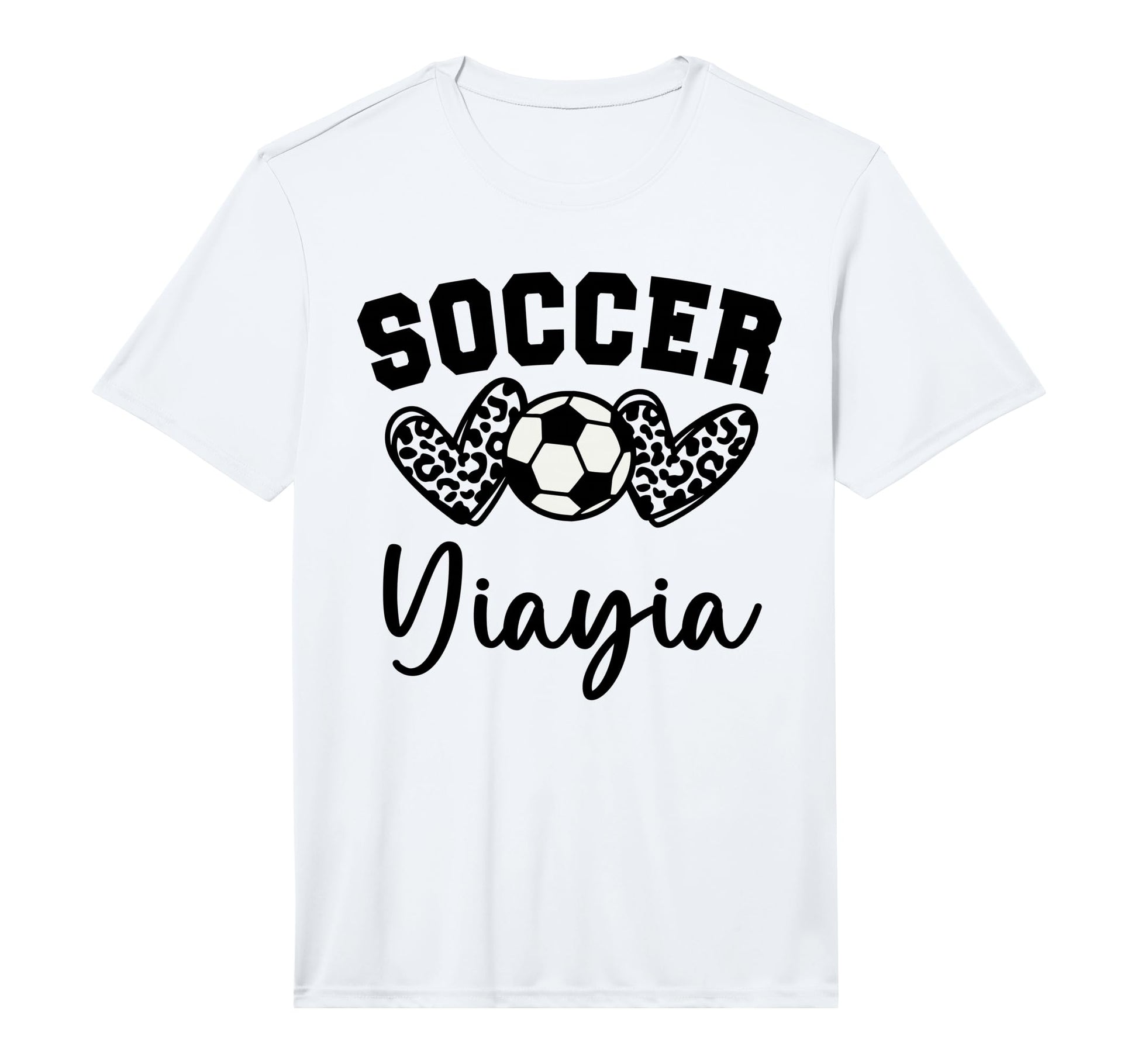 Soccer Yiayia Matching Family Soccer T-Shirt - Minimalist Print for Adults - T-Shirt, Sweatshirt, Hoodie