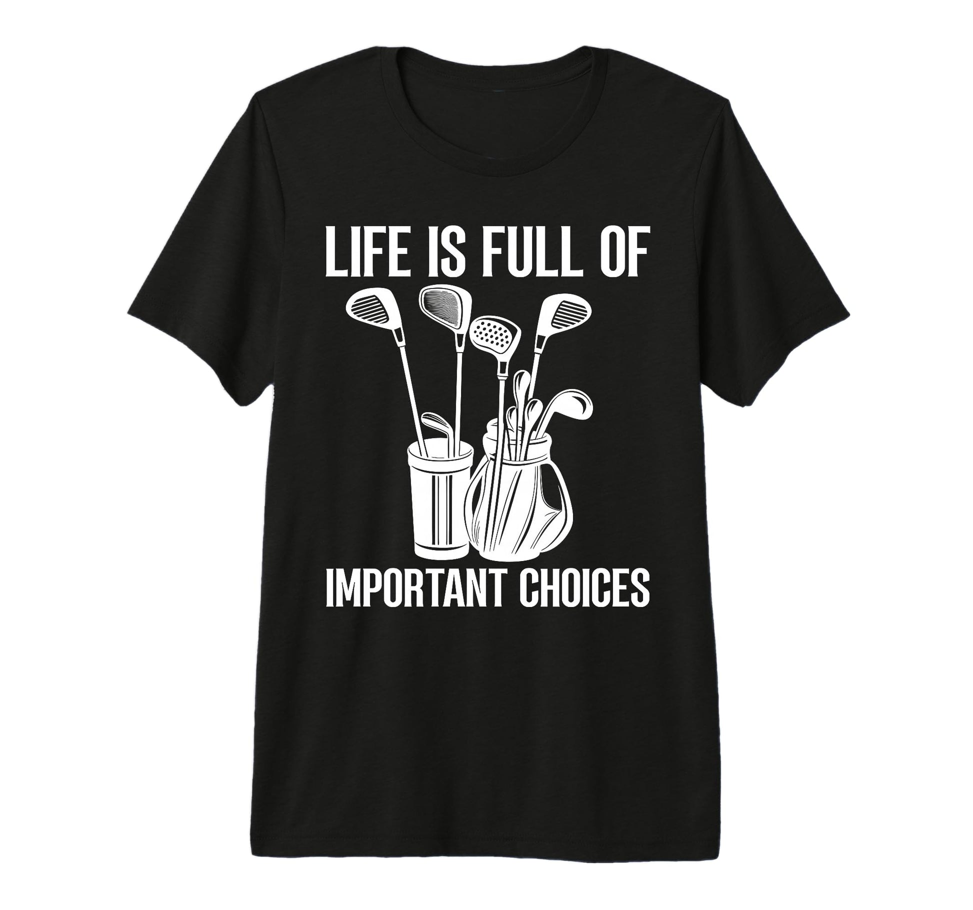 Golfer Nutrition Facts Funny Golf Dad Golf T-Shirt - Unique Graphic Unisex - T-Shirt, Sweatshirt, Hoodie