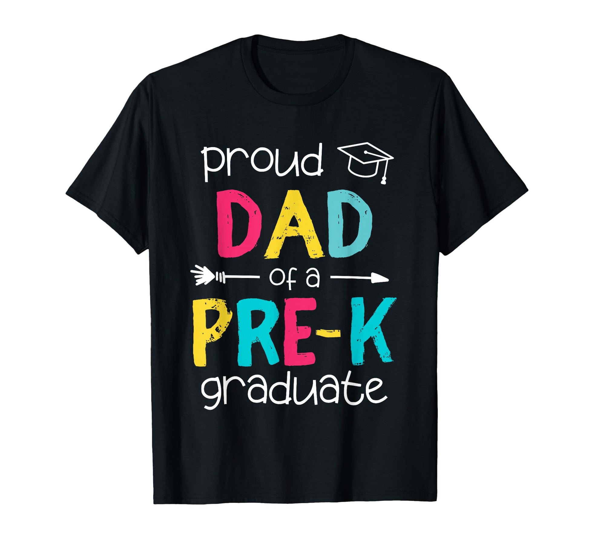 Proud Dad Father Prek Preschool Family T-Shirt - Minimalist Print Unisex - T-Shirt, Sweatshirt, Hoodie