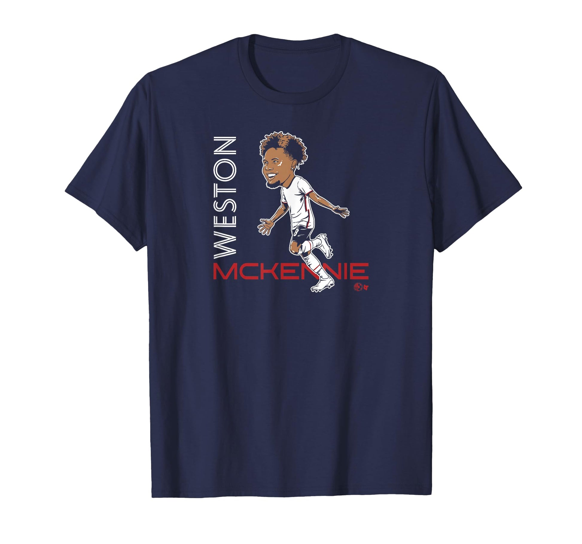 Weston Mckennie Caricature T-Shirt - Casual Everyday Wear for Adults - T-Shirt, Sweatshirt, Hoodie