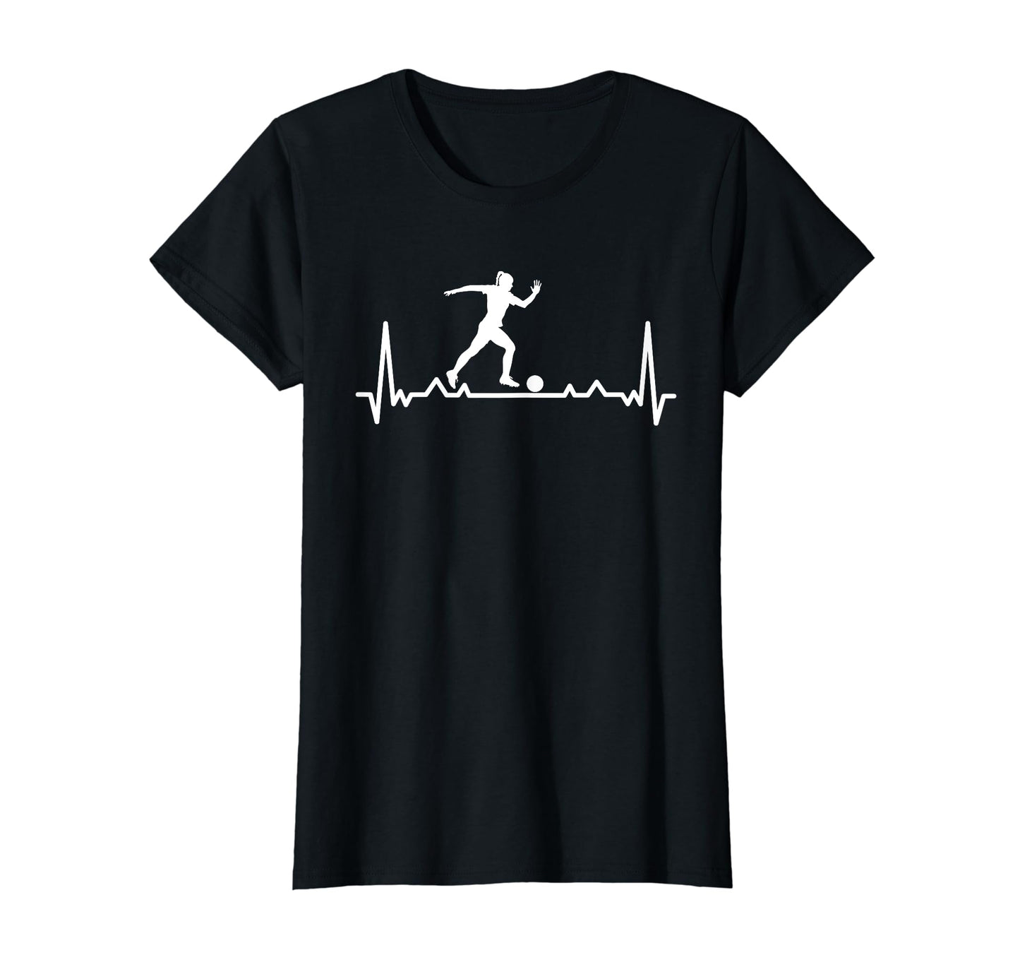 Soccer Heartbeat And Player Soccer T-Shirt - Custom Art Print for Adults - T-Shirt, Sweatshirt, Hoodie