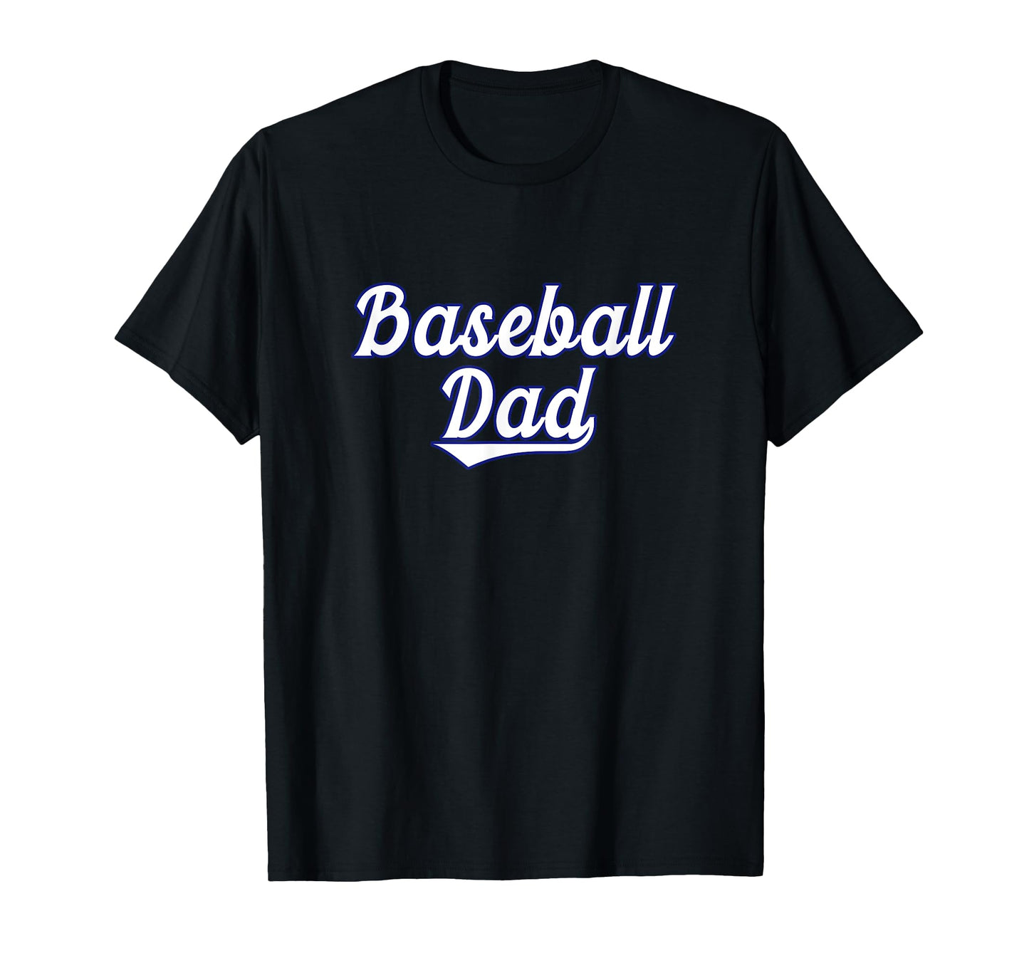 Baseball Dad Swooping Text T-Shirt - Casual Everyday Wear Unisex - T-Shirt, Sweatshirt, Hoodie