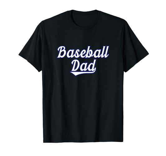 Baseball Dad Swooping Text T-Shirt - Casual Everyday Wear Unisex - T-Shirt, Sweatshirt, Hoodie