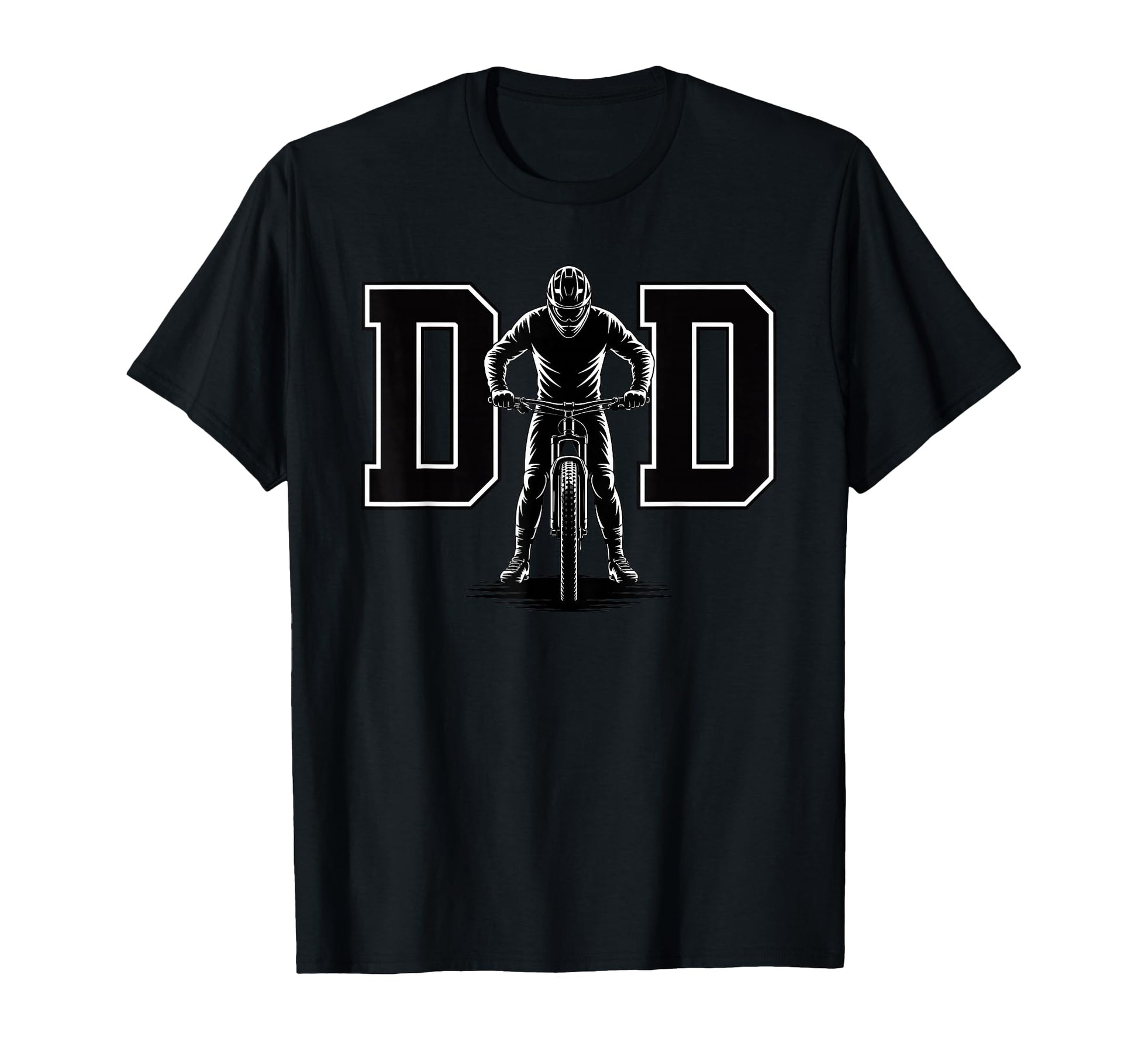 Dad Cyclist Daddy Mountain Biking Mtb T-Shirt - Novelty Apparel for Adults - T-Shirt, Sweatshirt, Hoodie