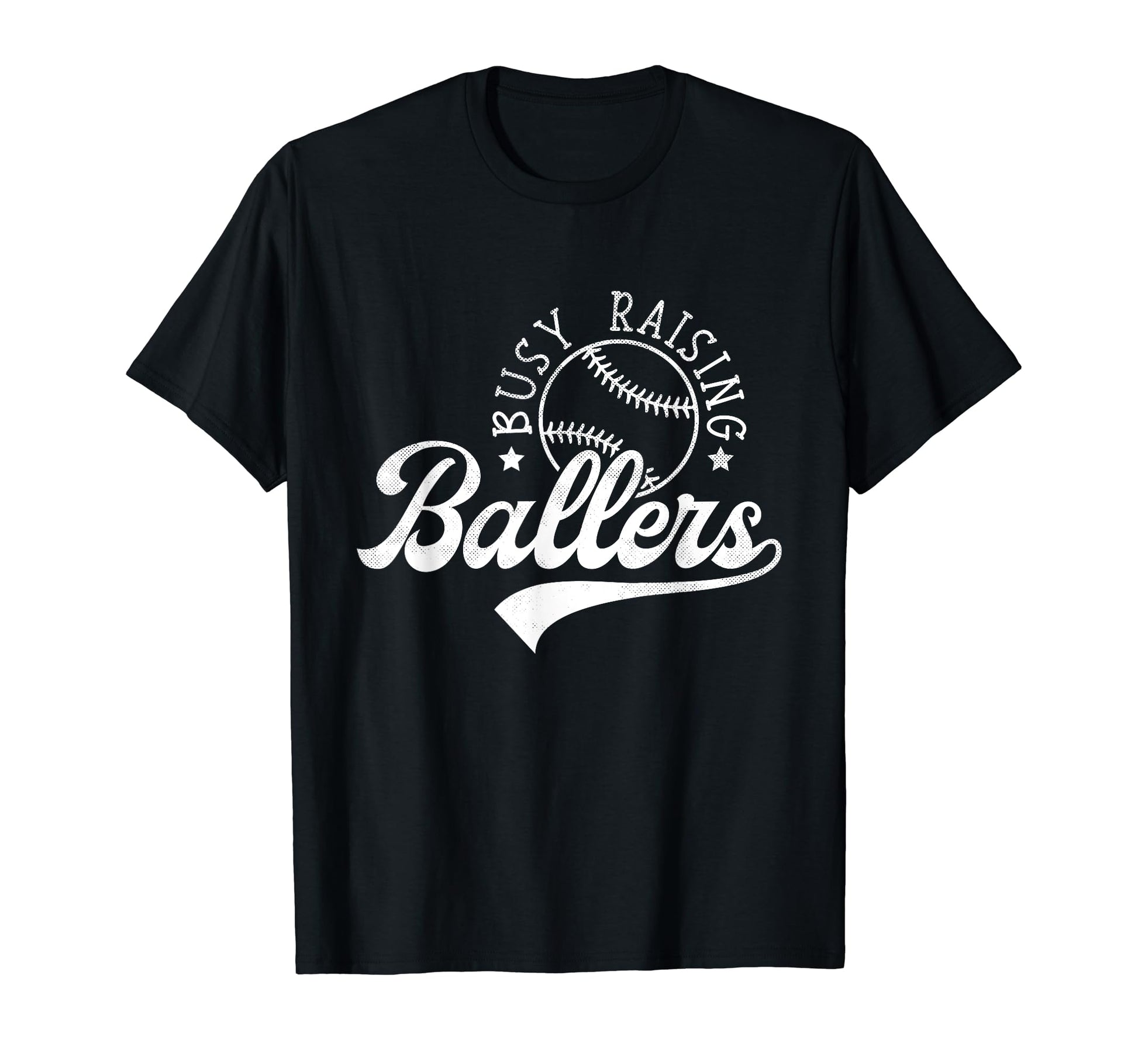Busy Raising Ballers Funny Baseball T-Shirt - Aesthetic Graphic for Adults - T-Shirt, Sweatshirt, Hoodie