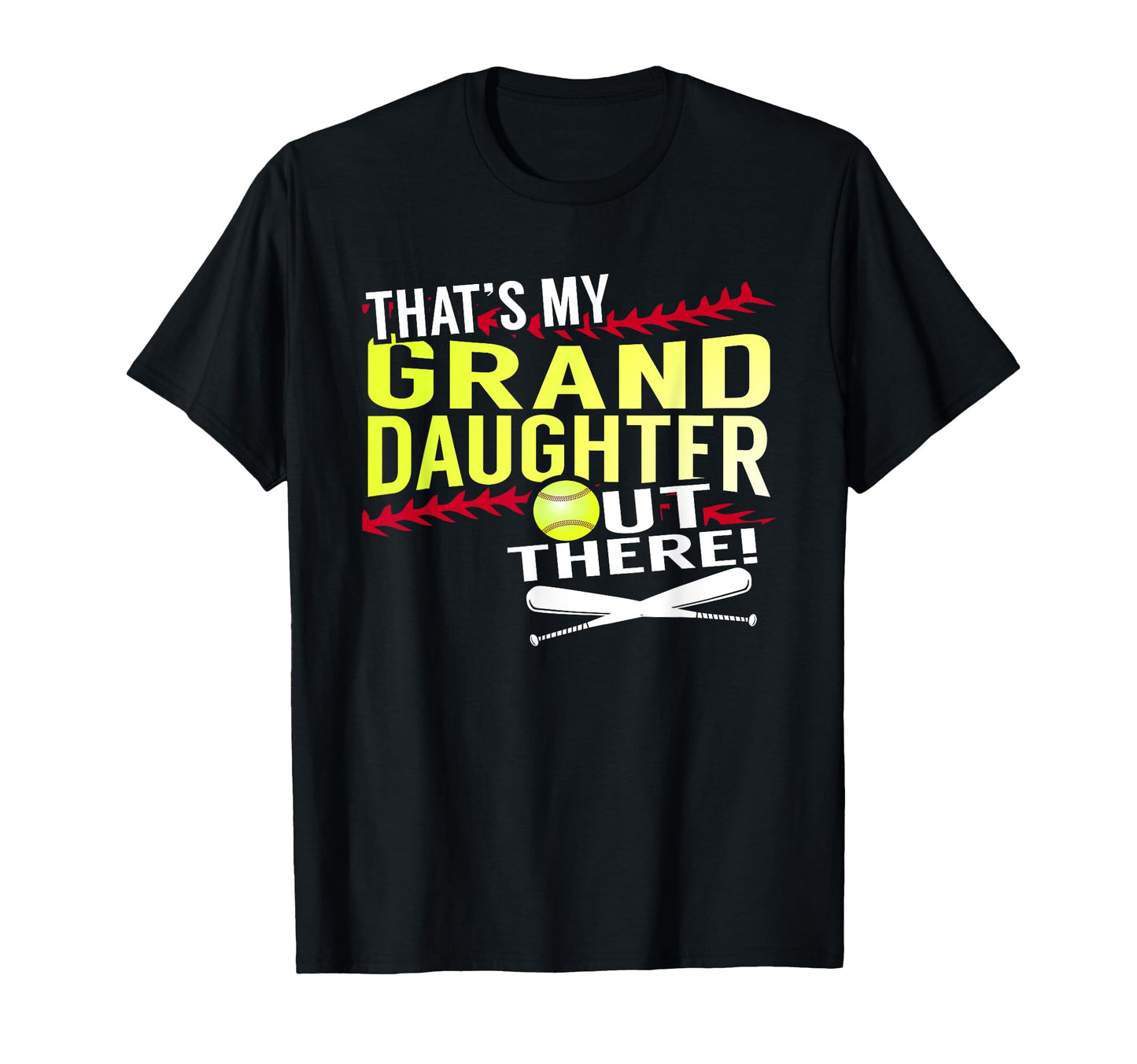 My Granddaughter Baseball And T-Shirt - Custom Art Print Men Women - T-Shirt, Sweatshirt, Hoodie