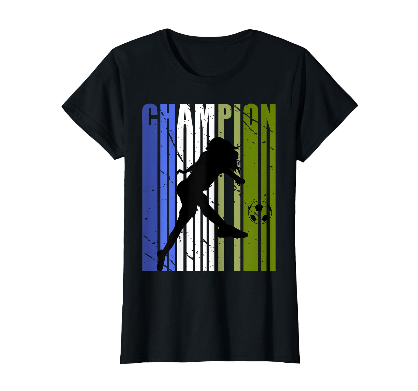 Blue Green Soccer Birthday Football T-Shirt - Unique Graphic Unisex - T-Shirt, Sweatshirt, Hoodie