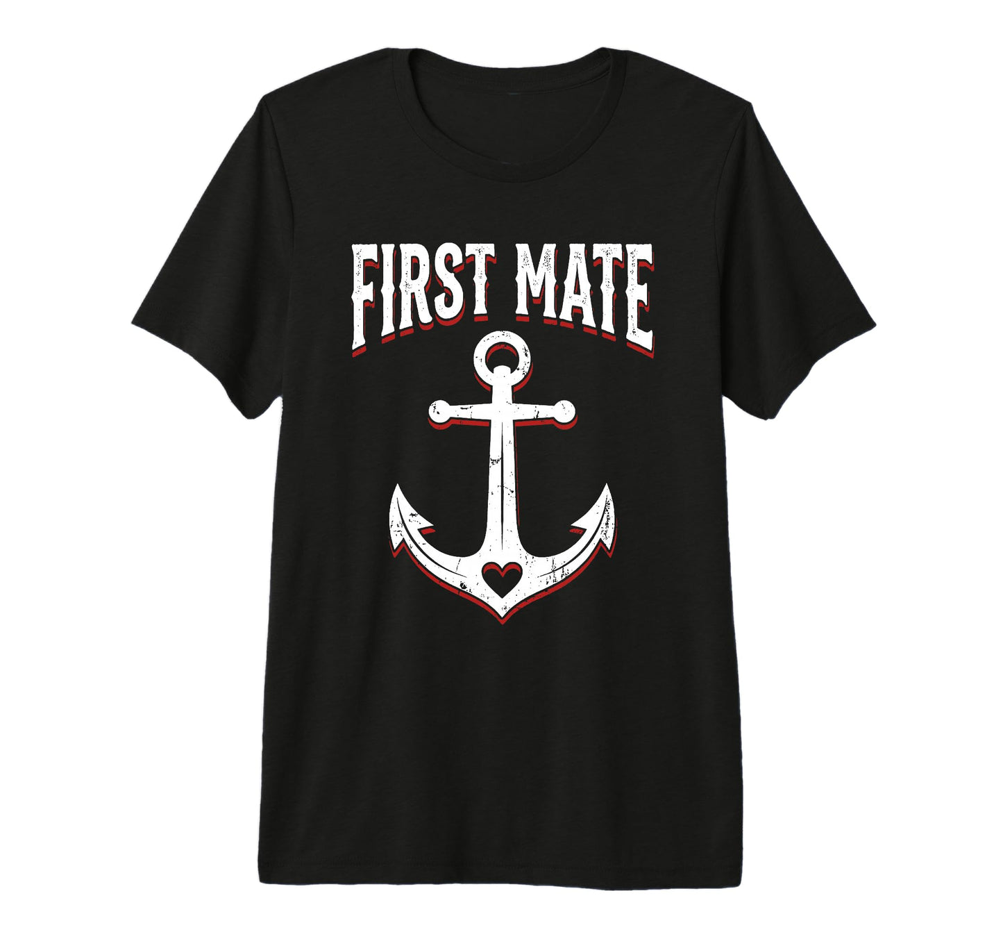 Captain And First Mate Matching T-Shirt - Casual Everyday Wear for Adults - T-Shirt, Sweatshirt, Hoodie