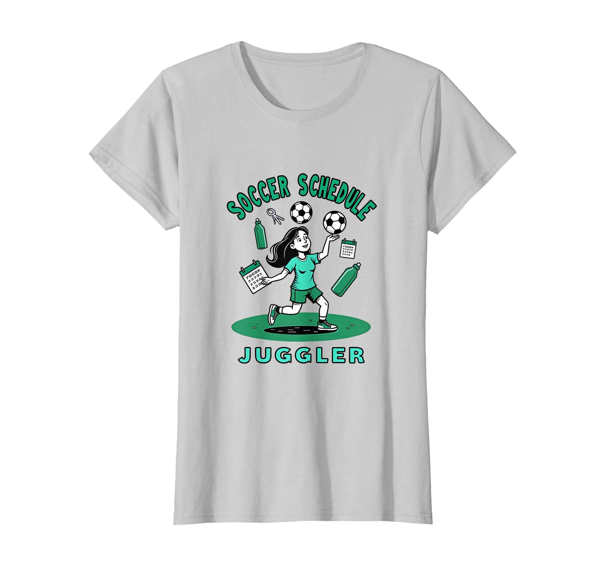 Soccer Schedule Juggler Funny Soccer T-Shirt - Custom Art Print Men Women - T-Shirt, Sweatshirt, Hoodie