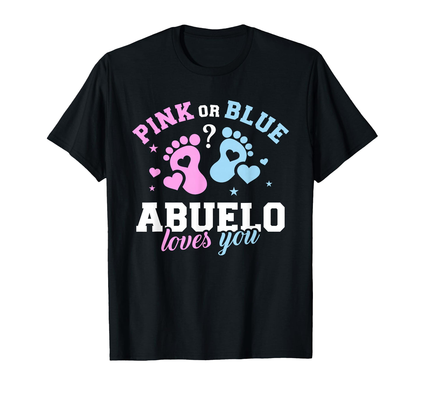 Gender Reveal Abuelo Grandpa T-Shirt - Graphic Print for Adults - T-Shirt, Sweatshirt, Hoodie