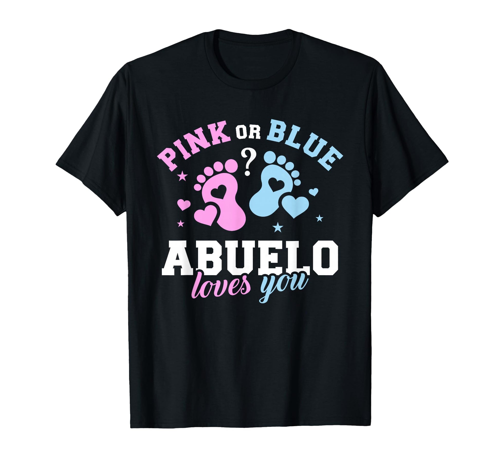 Gender Reveal Abuelo Grandpa T-Shirt - Graphic Print for Adults - T-Shirt, Sweatshirt, Hoodie