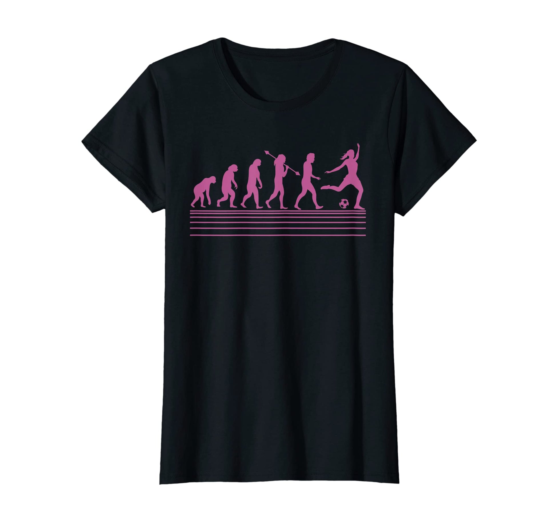 Soccer Sports Athlete Evolution T-Shirt - Casual Everyday Wear Men Women - T-Shirt, Sweatshirt, Hoodie