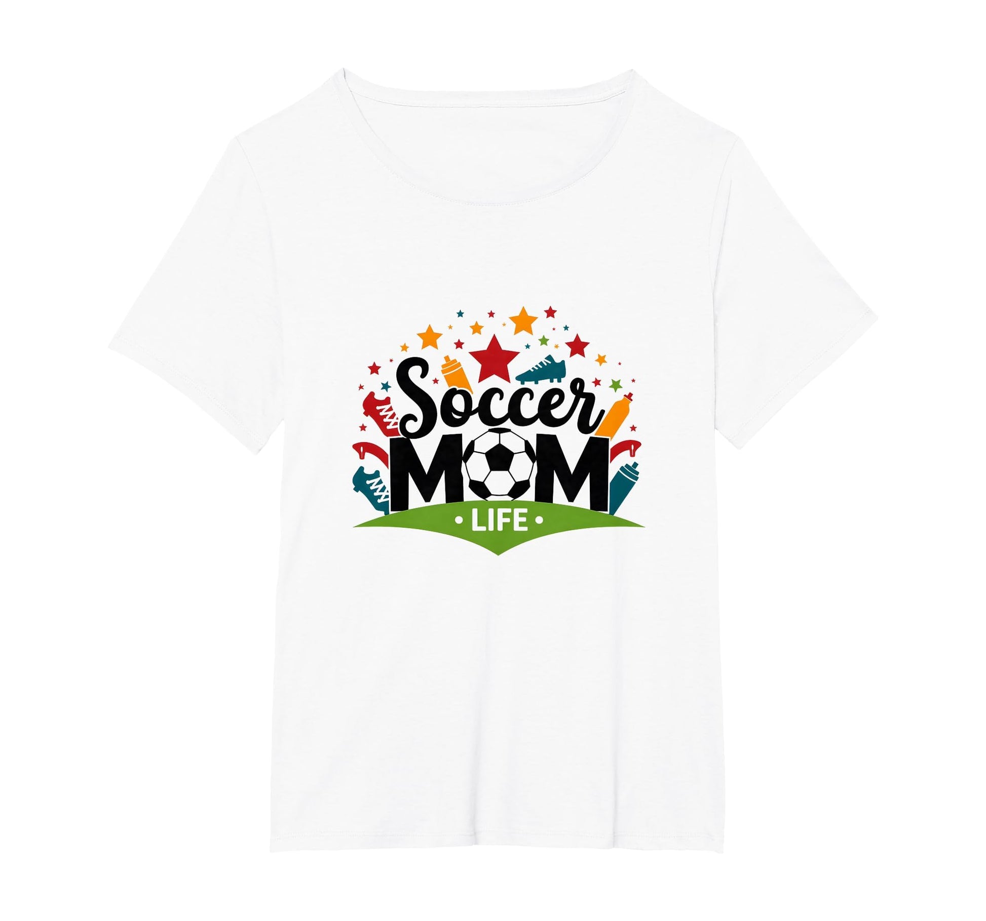 Soccer Mom Life Womens Sports Parent T-Shirt - Unique Graphic for Adults - T-Shirt, Sweatshirt, Hoodie