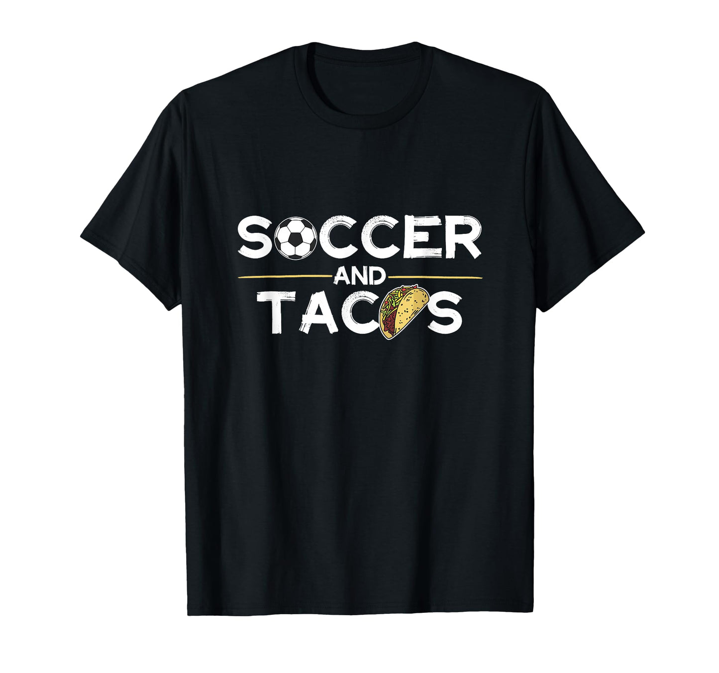 Soccer And Tacos Mexican Food Ball T-Shirt - Minimalist Print Unisex - T-Shirt, Sweatshirt, Hoodie