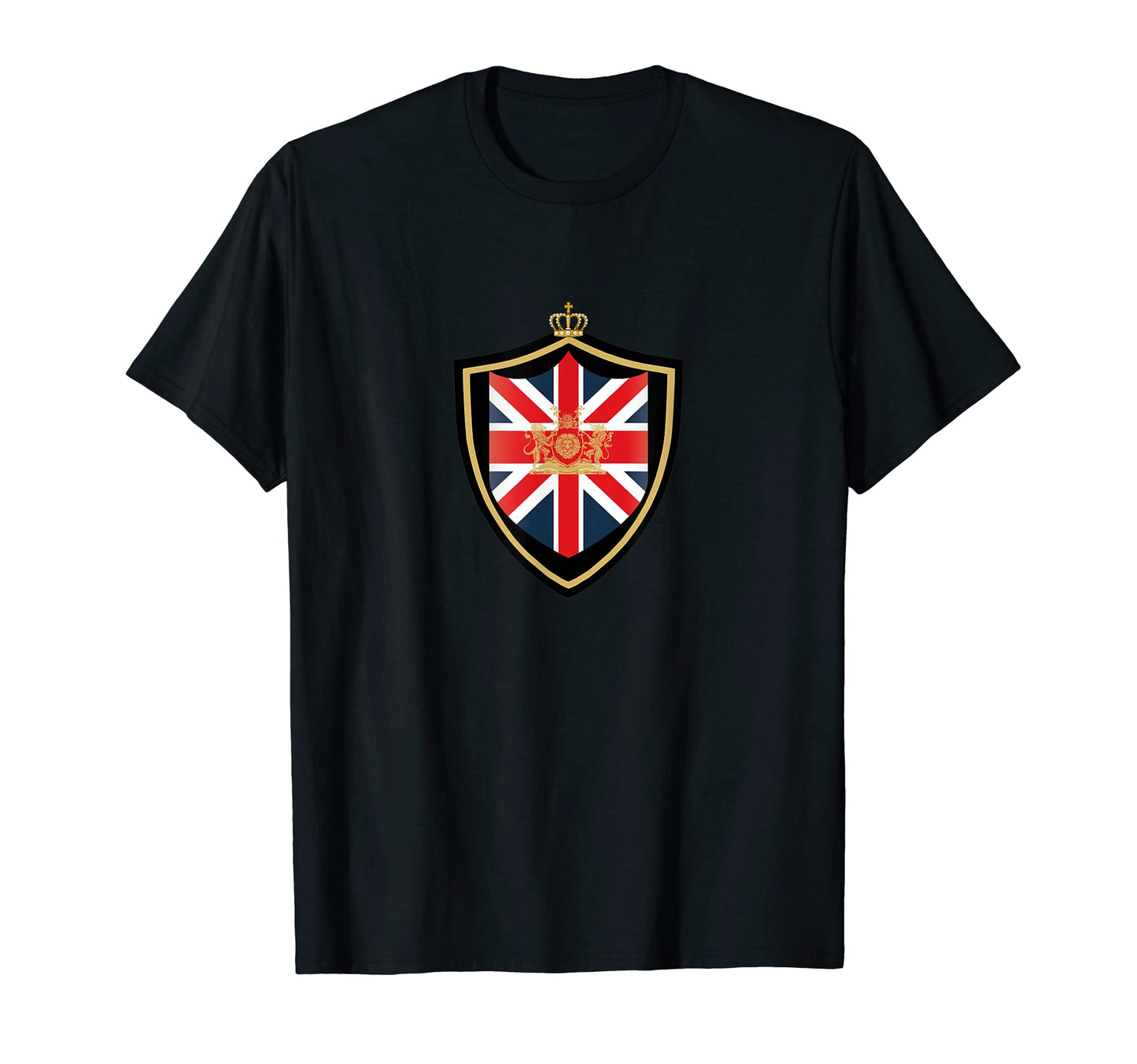 British Shield Royal Crest And Crown T-Shirt - Streetwear Style for Adults - T-Shirt, Sweatshirt, Hoodie