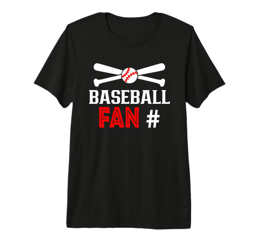 Baseball Fan No 1 Player Baseball T-Shirt - Fun Novelty Design Men Women - T-Shirt, Sweatshirt, Hoodie