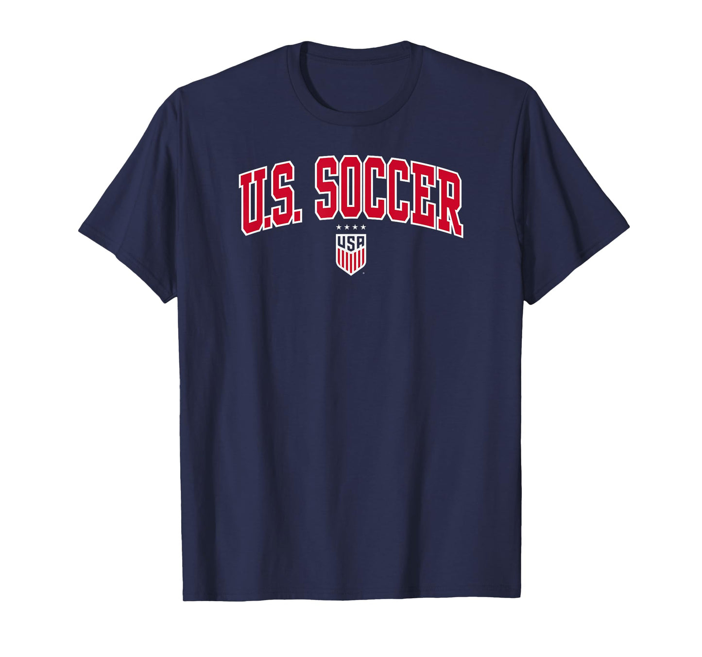 U S Soccer Arch Over Navy Uswnt T-Shirt - Novelty Apparel for Adults - T-Shirt, Sweatshirt, Hoodie