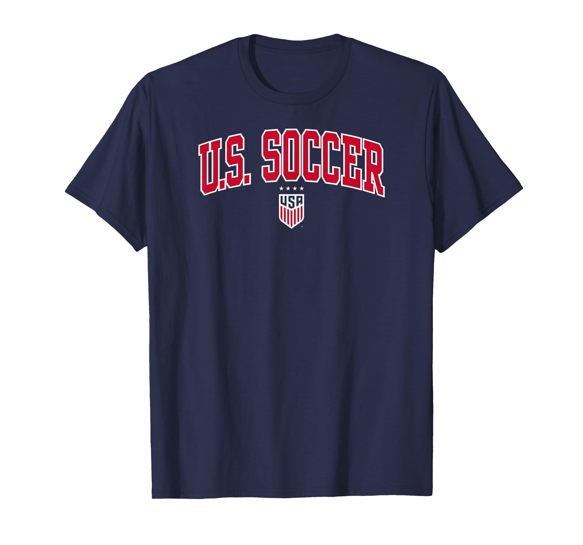 U S Soccer Arch Over Navy Uswnt T-Shirt - Novelty Apparel for Adults - T-Shirt, Sweatshirt, Hoodie