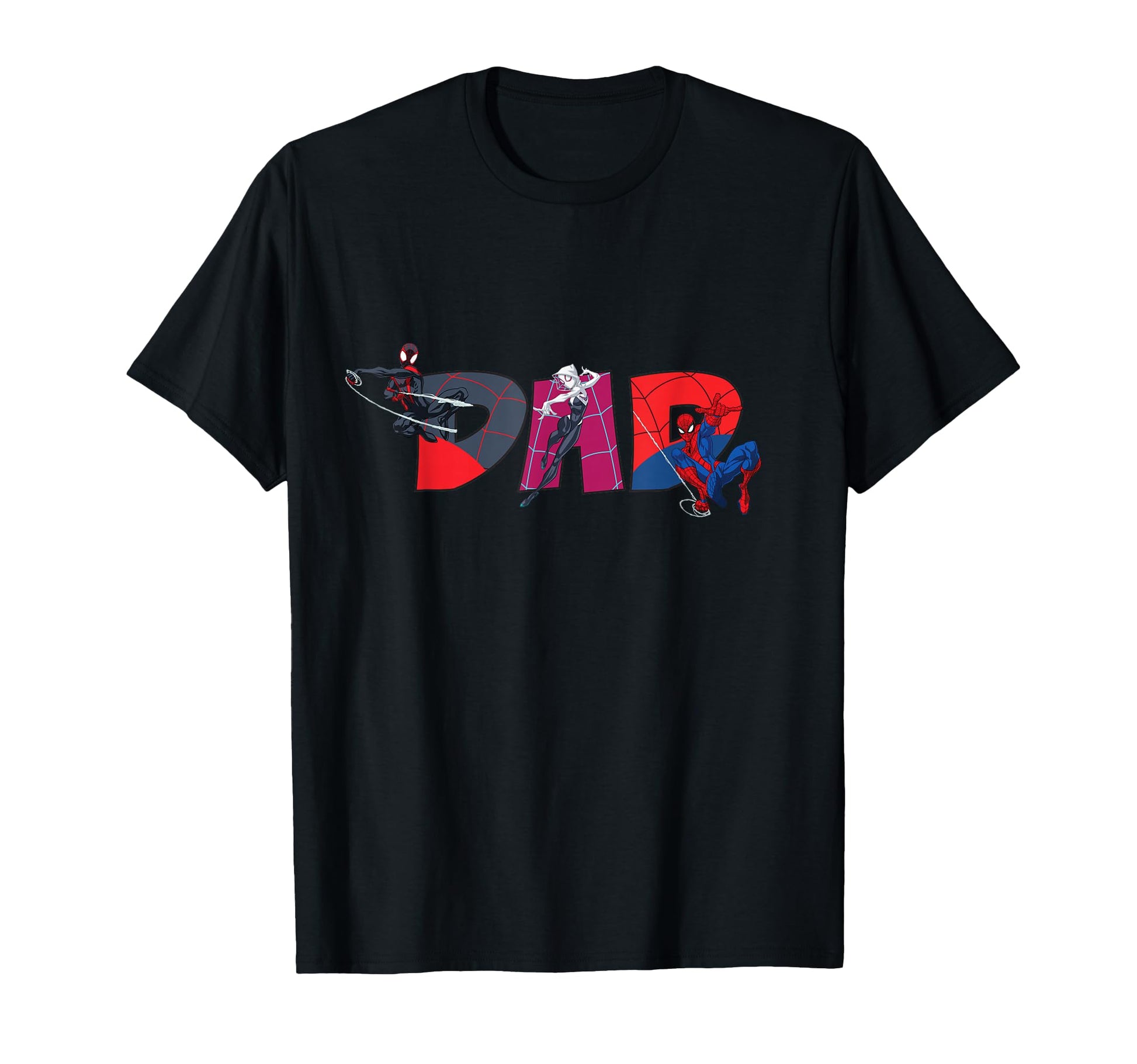 Marvel Spider Trio Dad Fathers Day T-Shirt - Aesthetic Graphic Men Women - T-Shirt, Sweatshirt, Hoodie