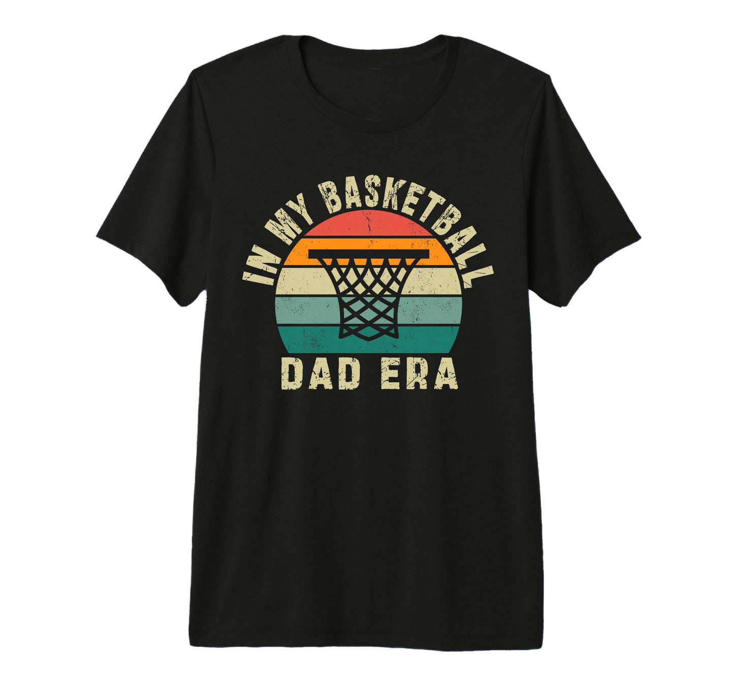 Sunset My Basketball Dad Era Tri Blend T-Shirt - Graphic Print Men Women - T-Shirt, Sweatshirt, Hoodie