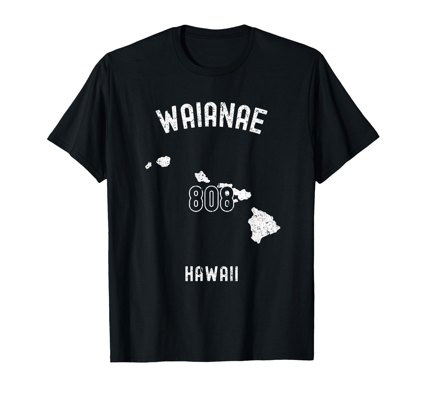 Waianae Hawaii Hi 808 Athletic T-Shirt - Novelty Apparel Men Women - T-Shirt, Sweatshirt, Hoodie