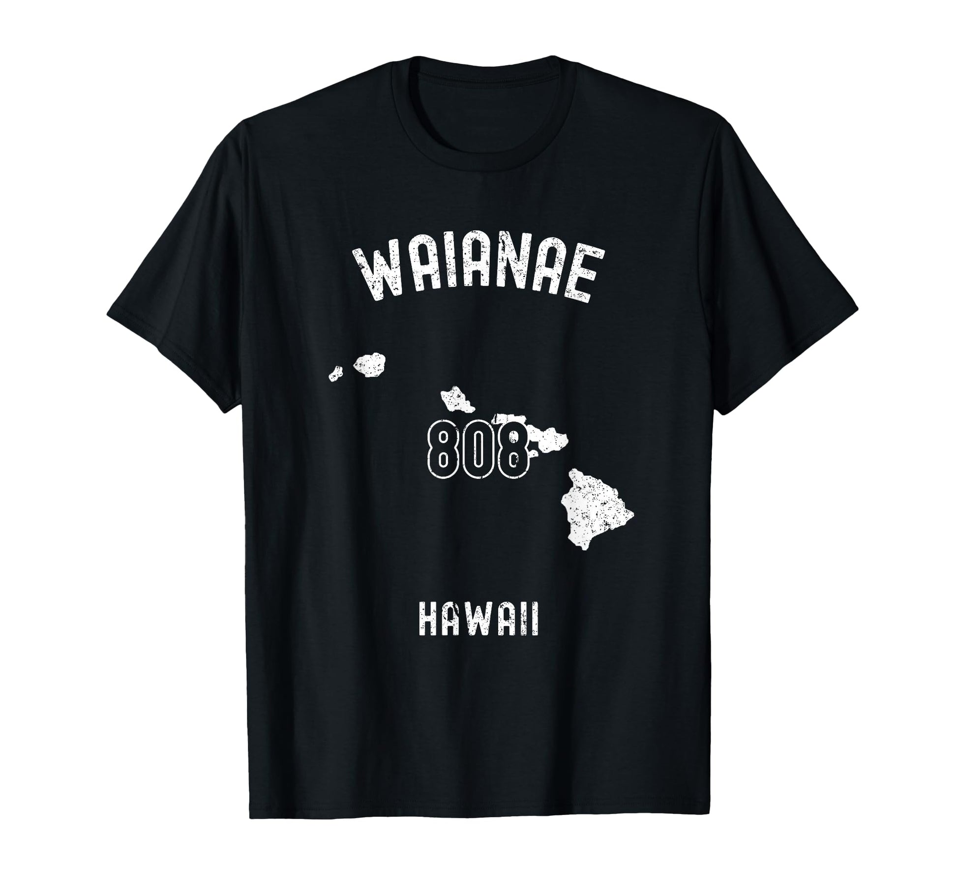 Waianae Hawaii Hi 808 Athletic T-Shirt - Novelty Apparel Men Women - T-Shirt, Sweatshirt, Hoodie