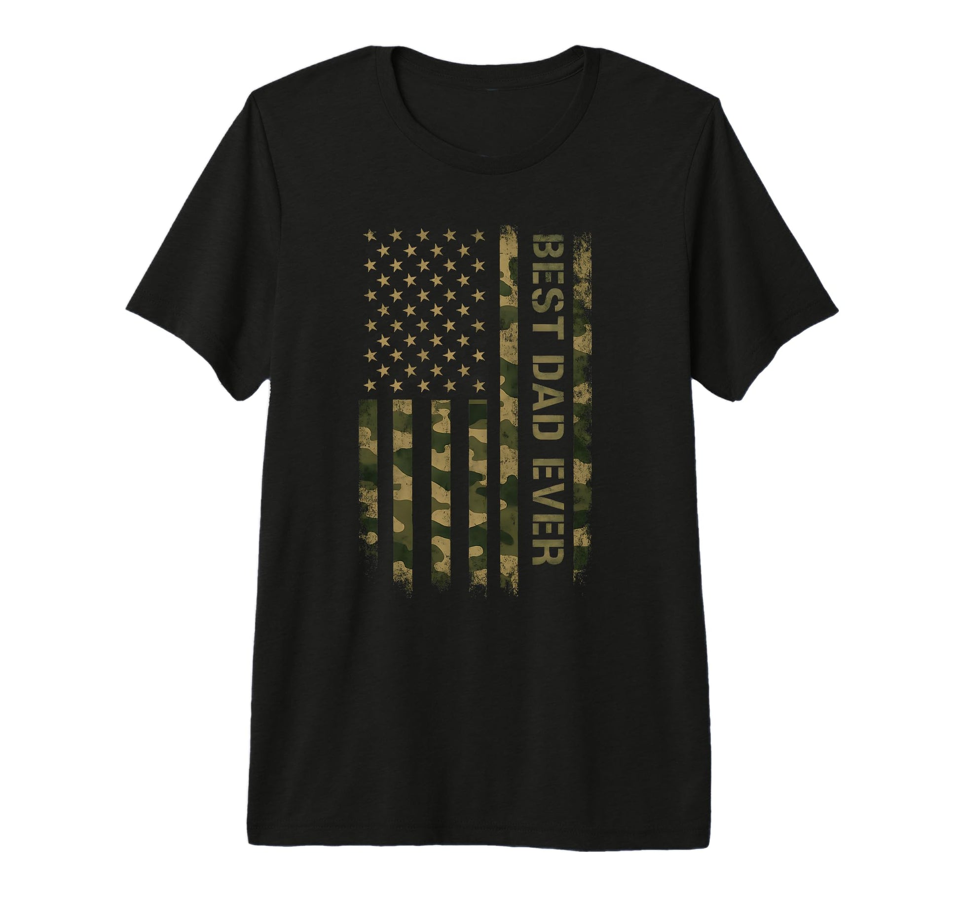 Best Dad Ever American Flag Fathers Day T-Shirt - Streetwear Style Unisex - T-Shirt, Sweatshirt, Hoodie