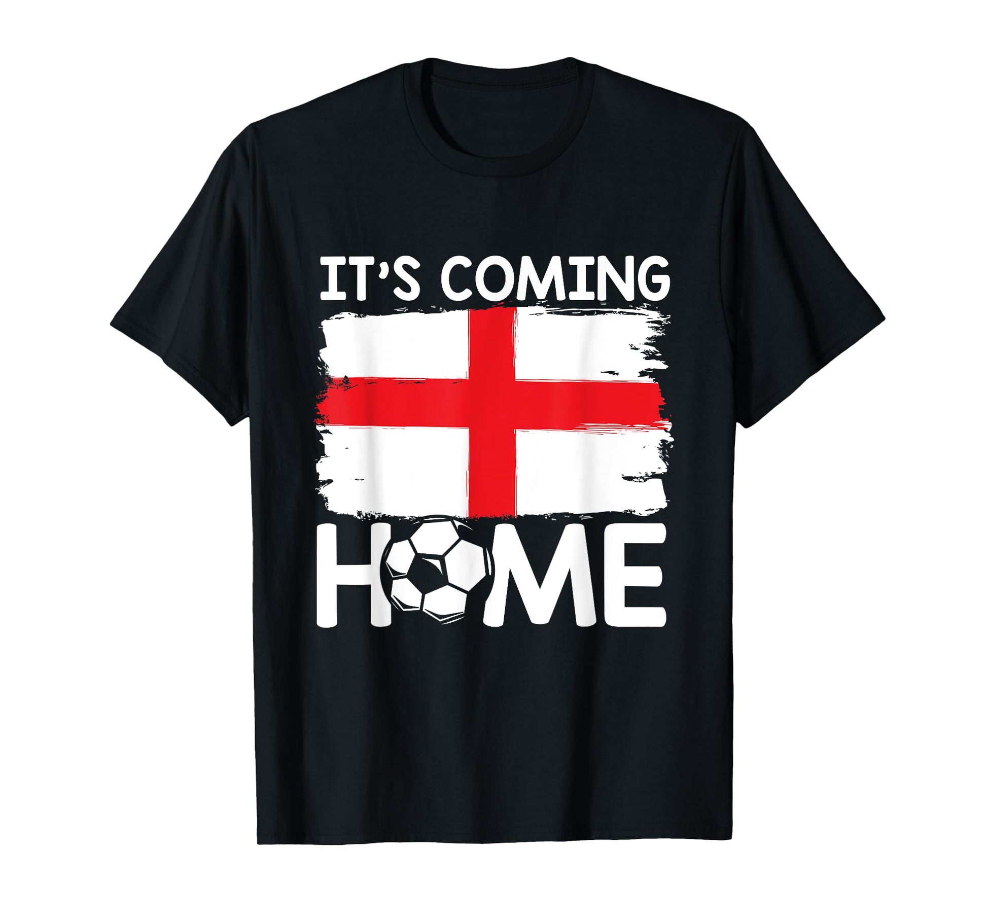 Coming Home England Flag Football T-Shirt - Streetwear Style for Adults - T-Shirt, Sweatshirt, Hoodie