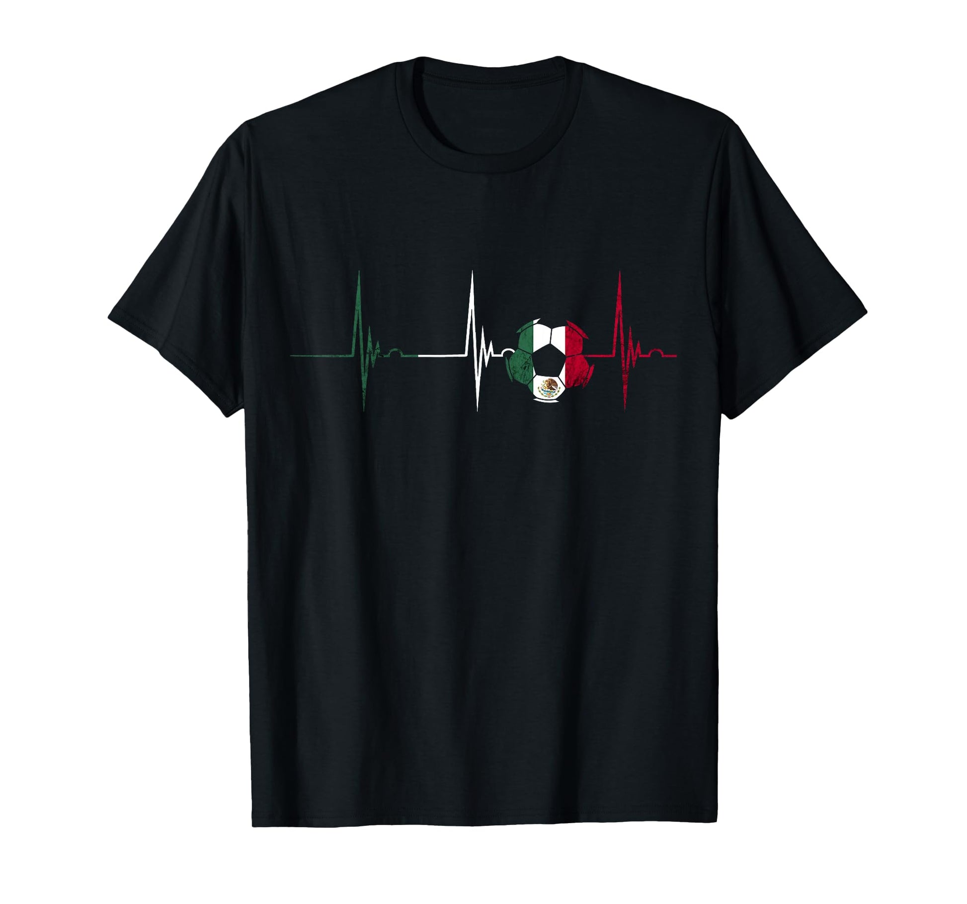 Mexico Heartbeat Ekg Pulse Mexican T-Shirt - Graphic Print Men Women - T-Shirt, Sweatshirt, Hoodie