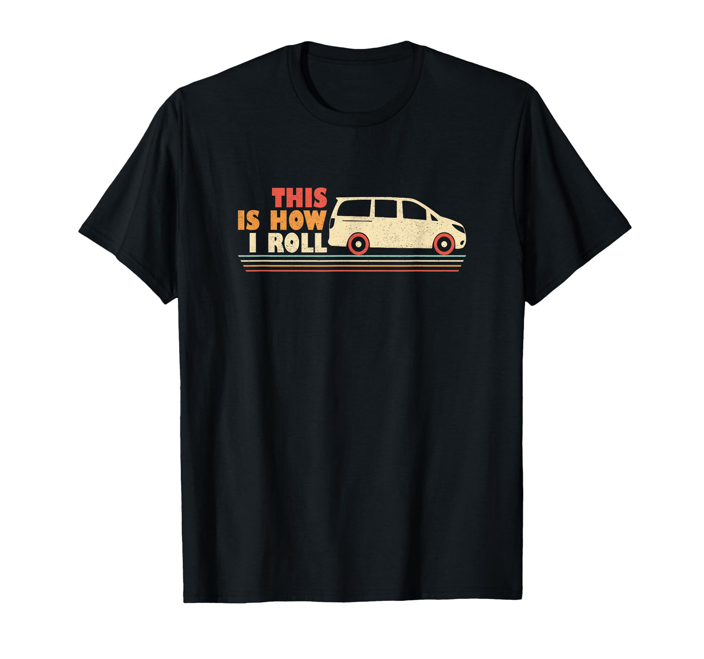 Minivan Dads Funny Pun Dad Drives T-Shirt - Novelty Apparel for Adults - T-Shirt, Sweatshirt, Hoodie
