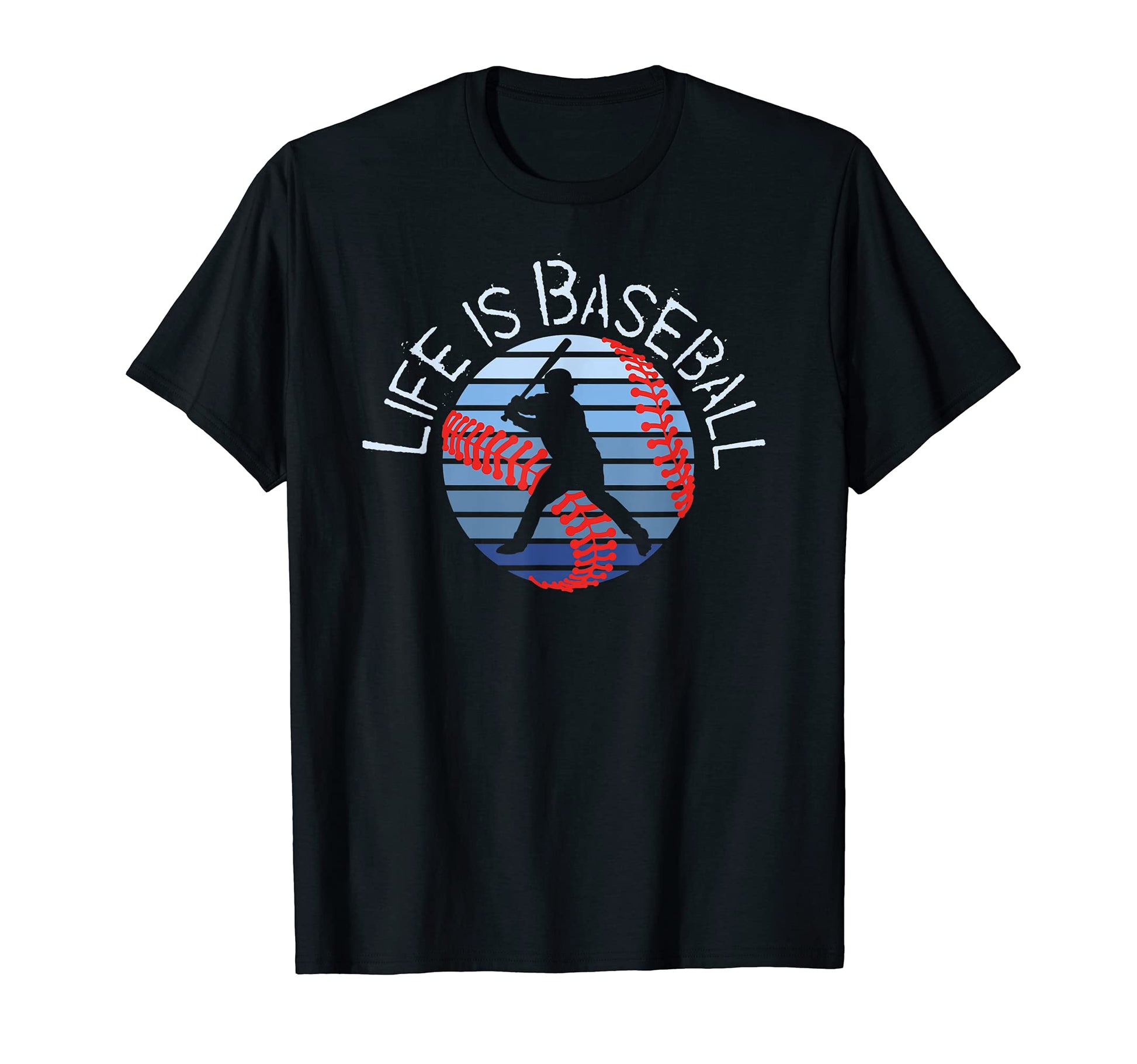 Life Is Baseball Teen Player Coach Dad T-Shirt - Minimalist Print Unisex - T-Shirt, Sweatshirt, Hoodie
