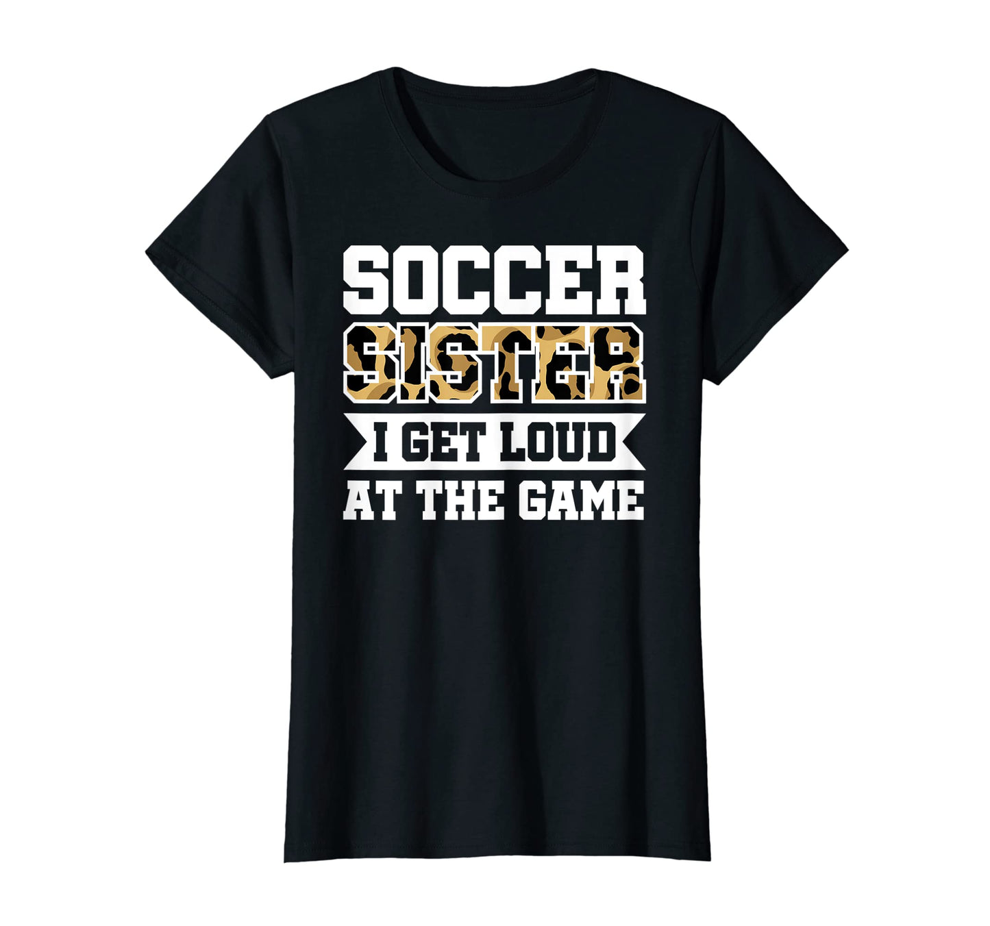 Womens Soccer Sister Loud Game T-Shirt - Aesthetic Graphic Men Women - T-Shirt, Sweatshirt, Hoodie