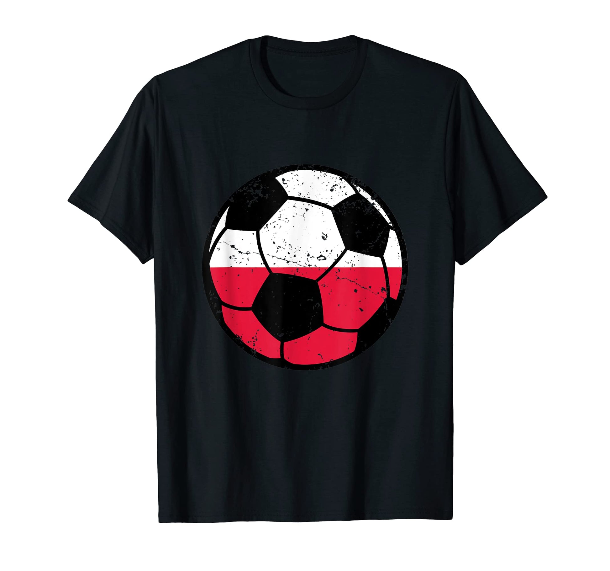 Poland Flag Soccer Fans Football T-Shirt - Fun Novelty Design Men Women - T-Shirt, Sweatshirt, Hoodie