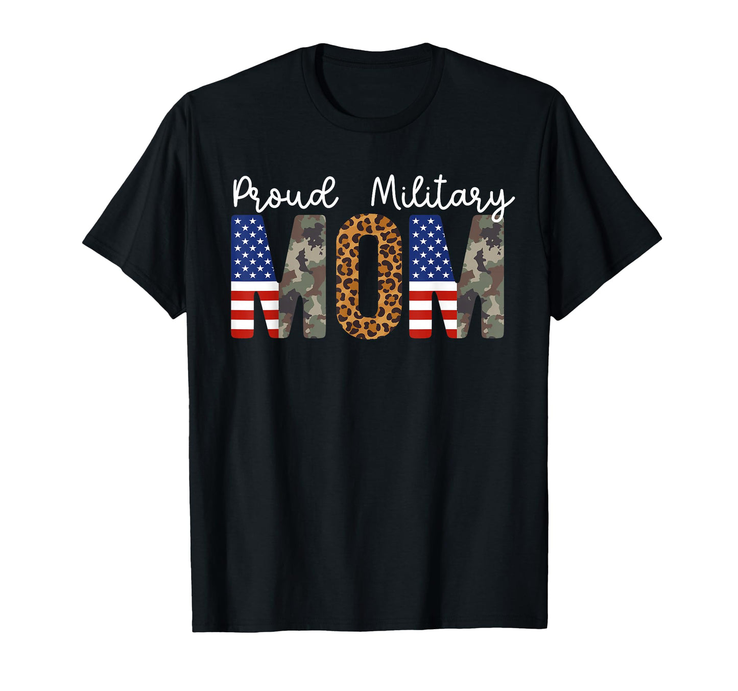 Proud Military Mom Soldier Mom T-Shirt - Casual Everyday Wear for Adults - T-Shirt, Sweatshirt, Hoodie